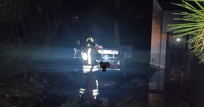Dörtyol’da TOFAŞ alevlere teslim oldu