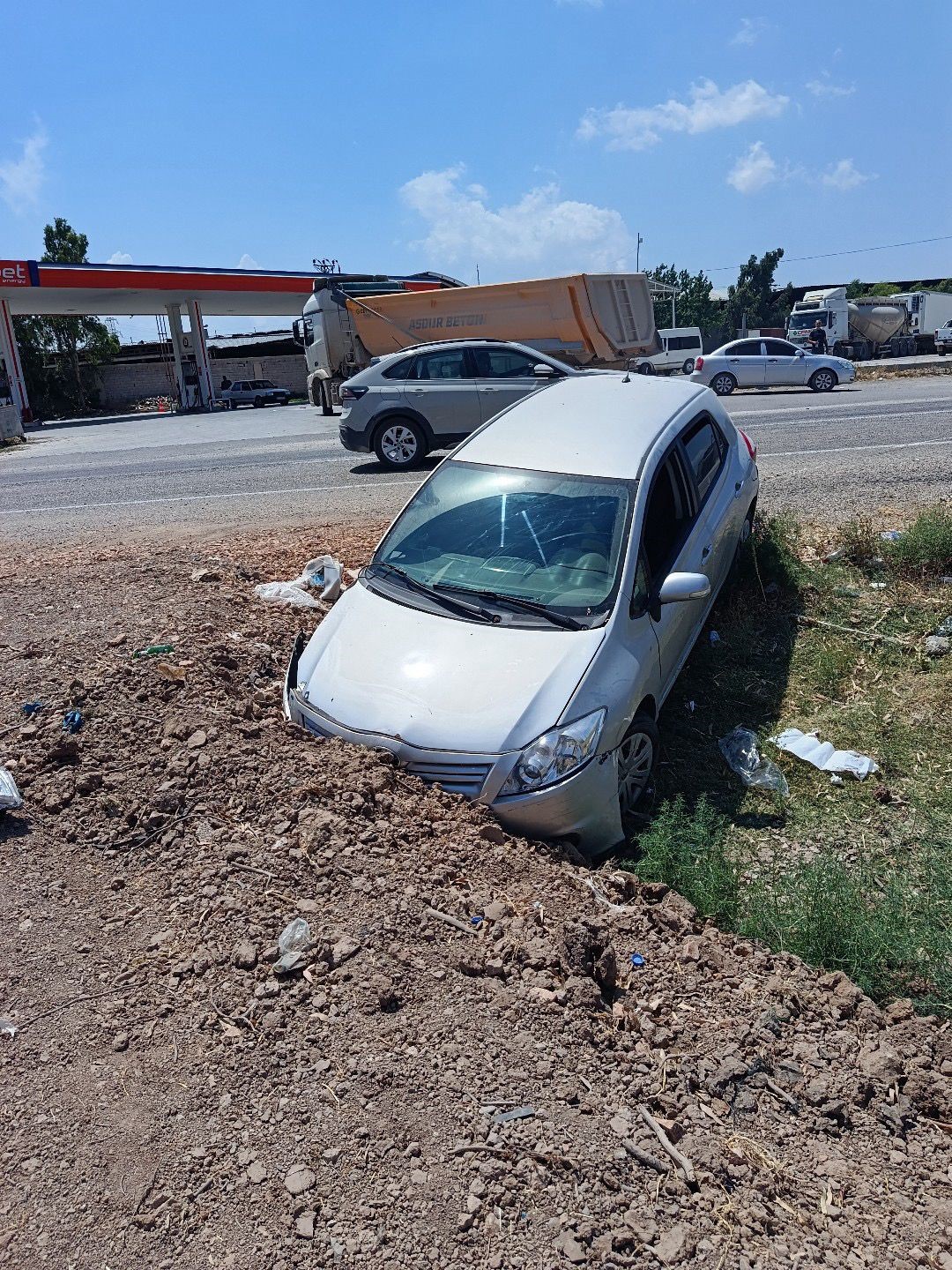 Kumlu&rsquo;da trafik kazası: 1 yaralı