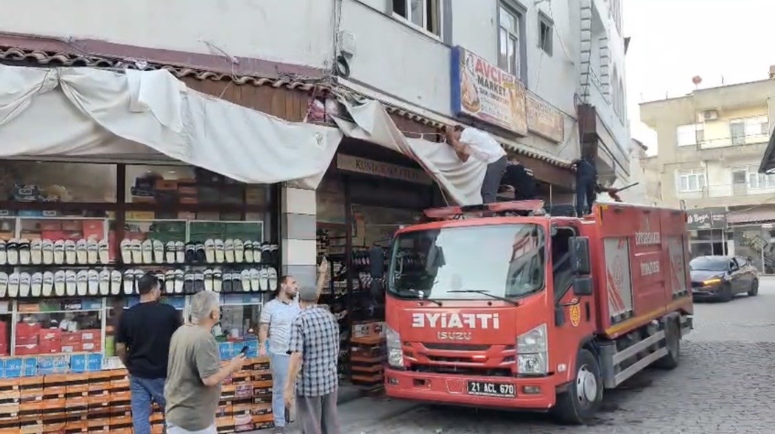 İş yerinde mahsur kalan kedi i&ccedil;in itfaiye ekipleri seferber oldu