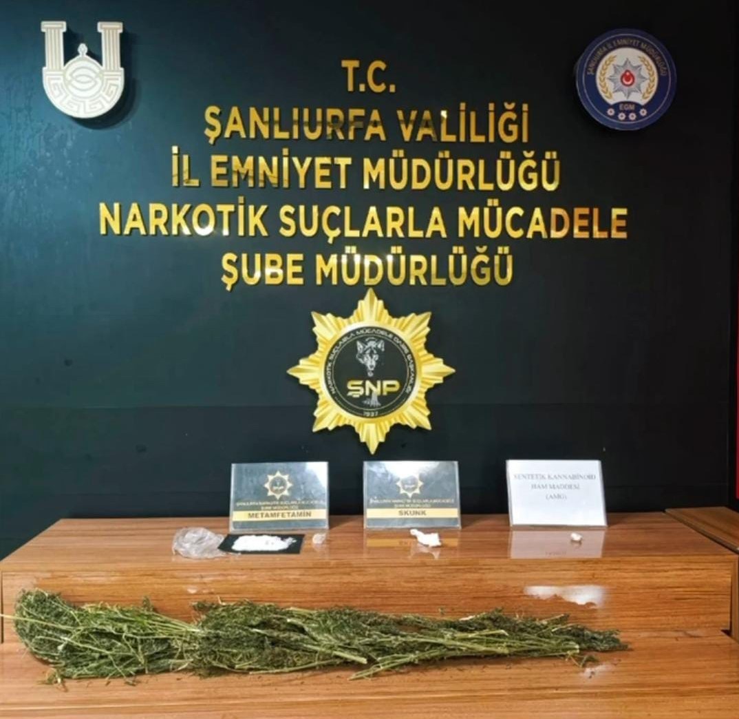 Şanlıurfa’da uyuşturucu operasyonunda 3 tutuklama