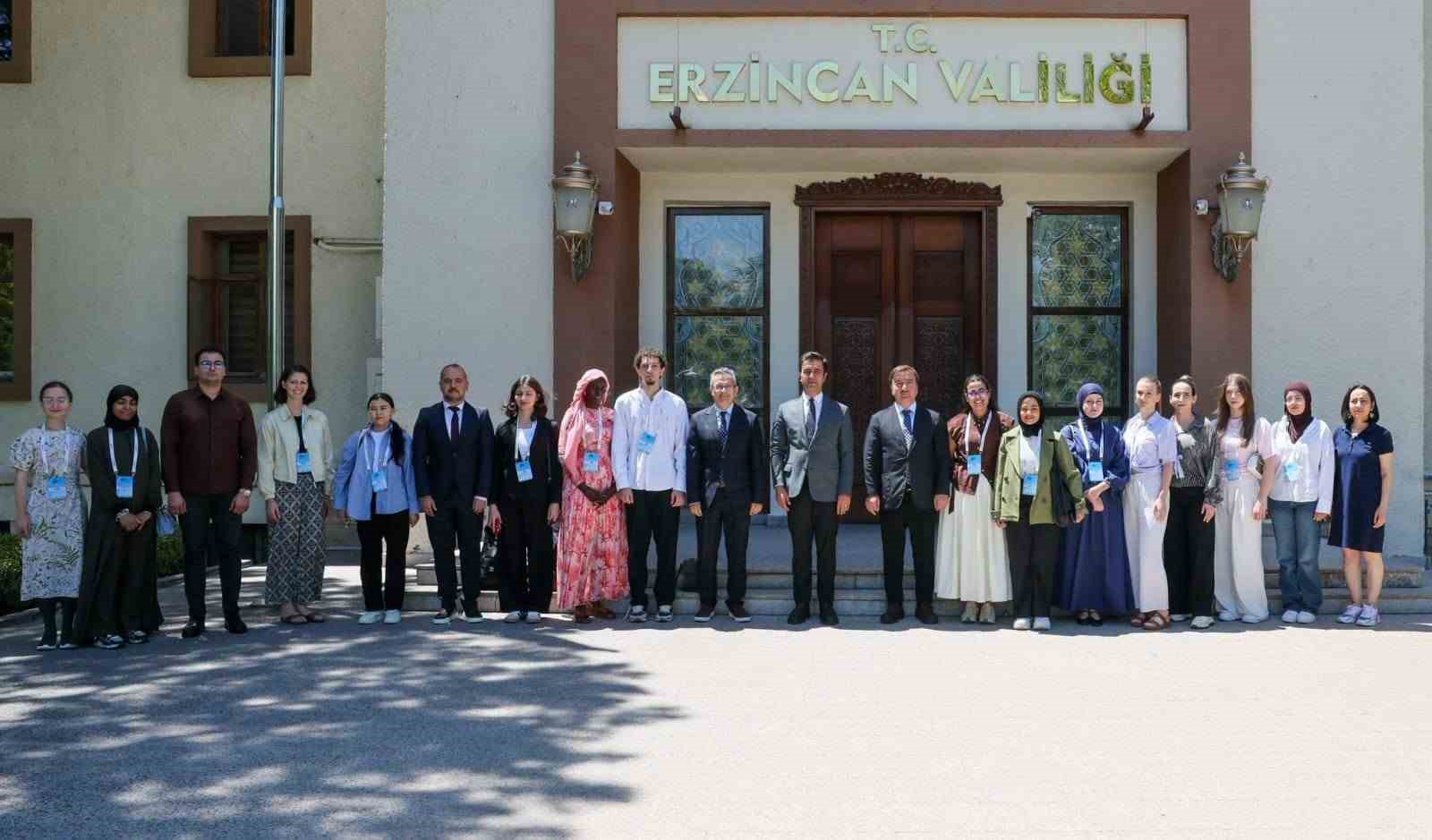 13 ülkeden gelen öğrenciler Erzincan’da Türkçe ve Türk kültürüyle buluşuyor