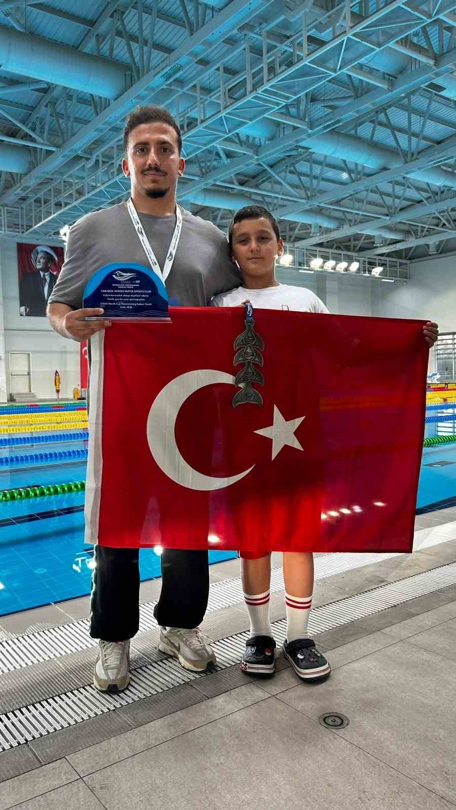 11 yaşındaki Karabüklü sporcudan Dünya Kupası’nda tarihi başarı