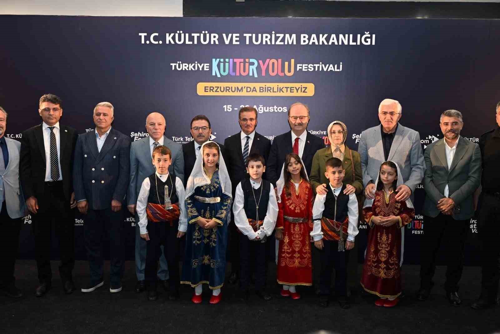 Erzurum’da Kültür Yolu Festivali heyecanı başladı