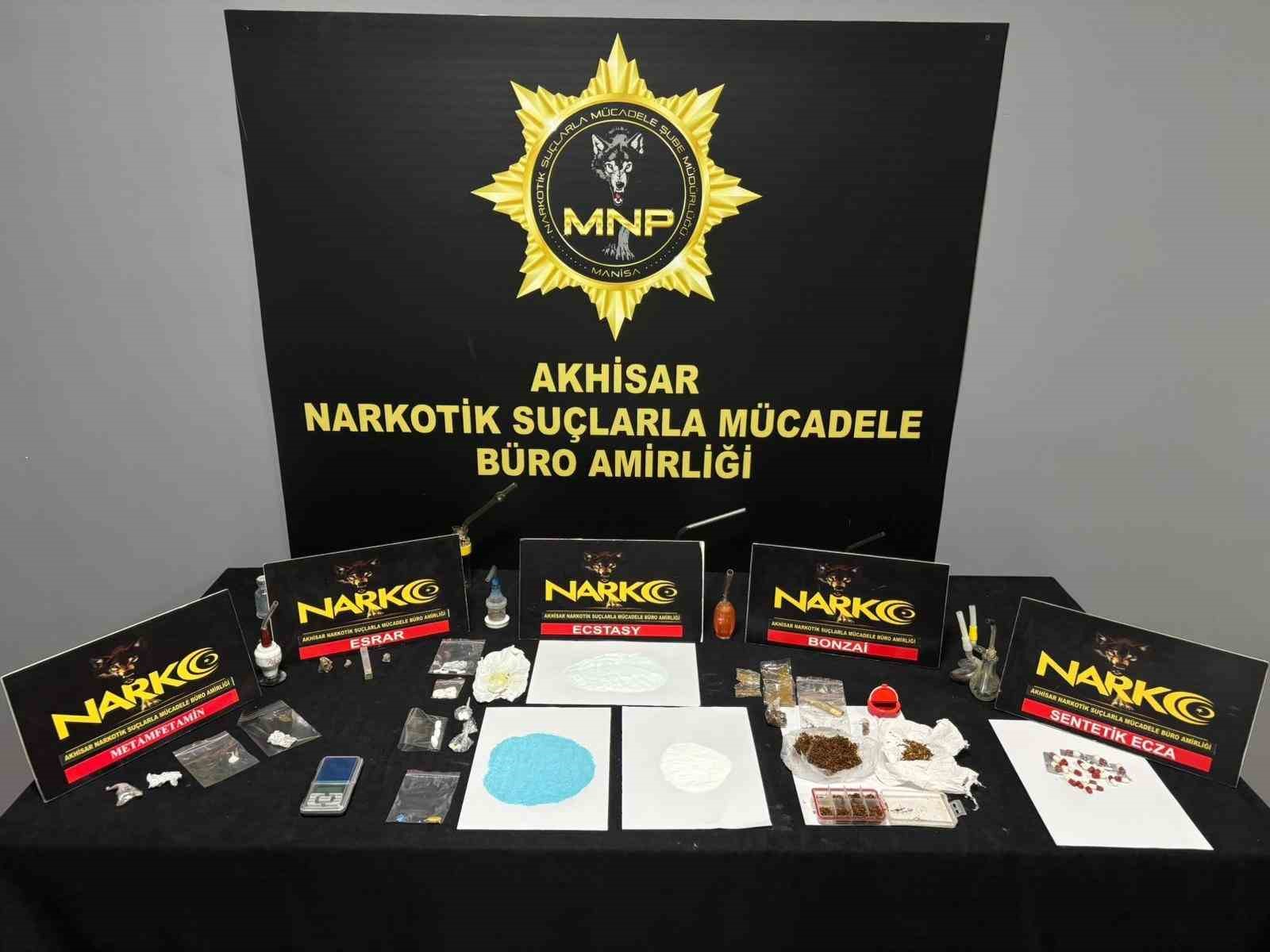 Manisa’da uyuşturucu operasyonu: 21 tutuklama