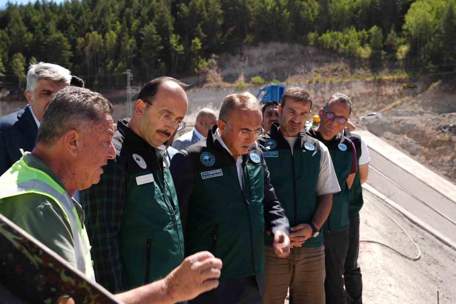DSİ Genel Müdürü Balta, 148 bin 350 dekar araziyi sulayacak Tekke Barajı’nı inceledi