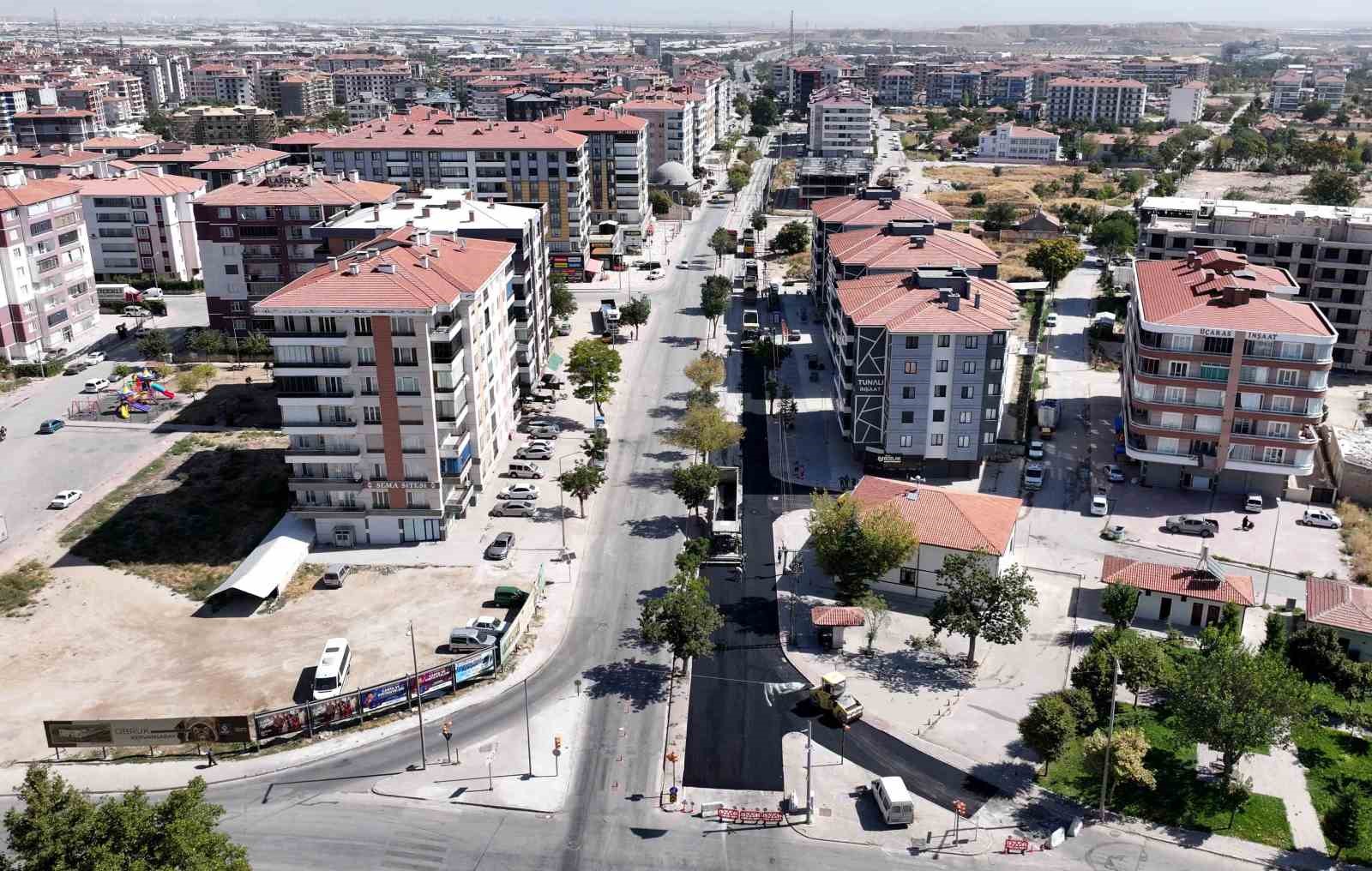 Karatay’da ulaşım için bir etap daha yenileniyor