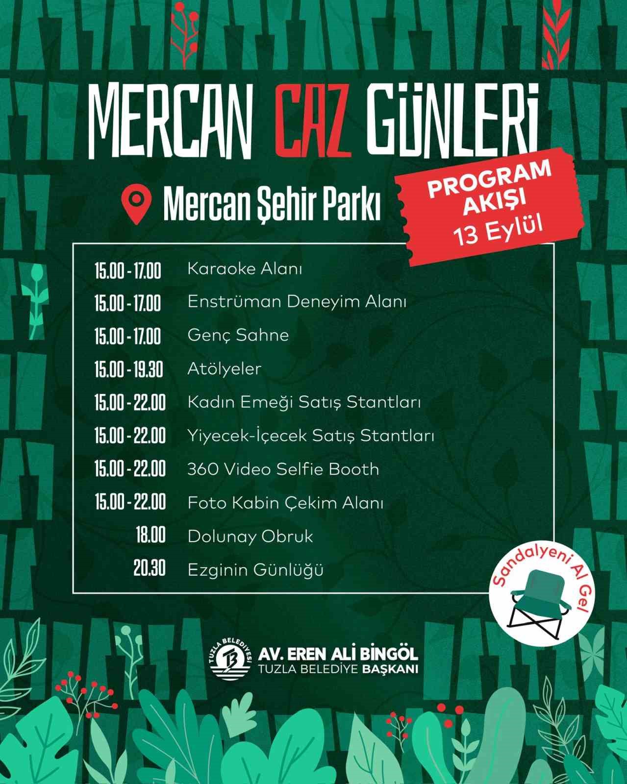 Mercan Caz Günleri Tuzla’da müzikseverleri buluşturacak