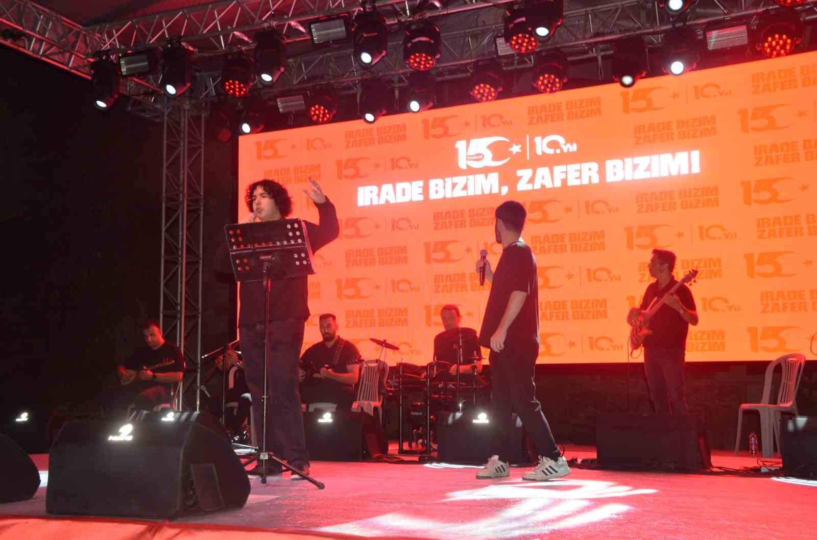 Sinop’ta 15 Temmuz Demokrasi ve Milli Birlik Günü kutlandı