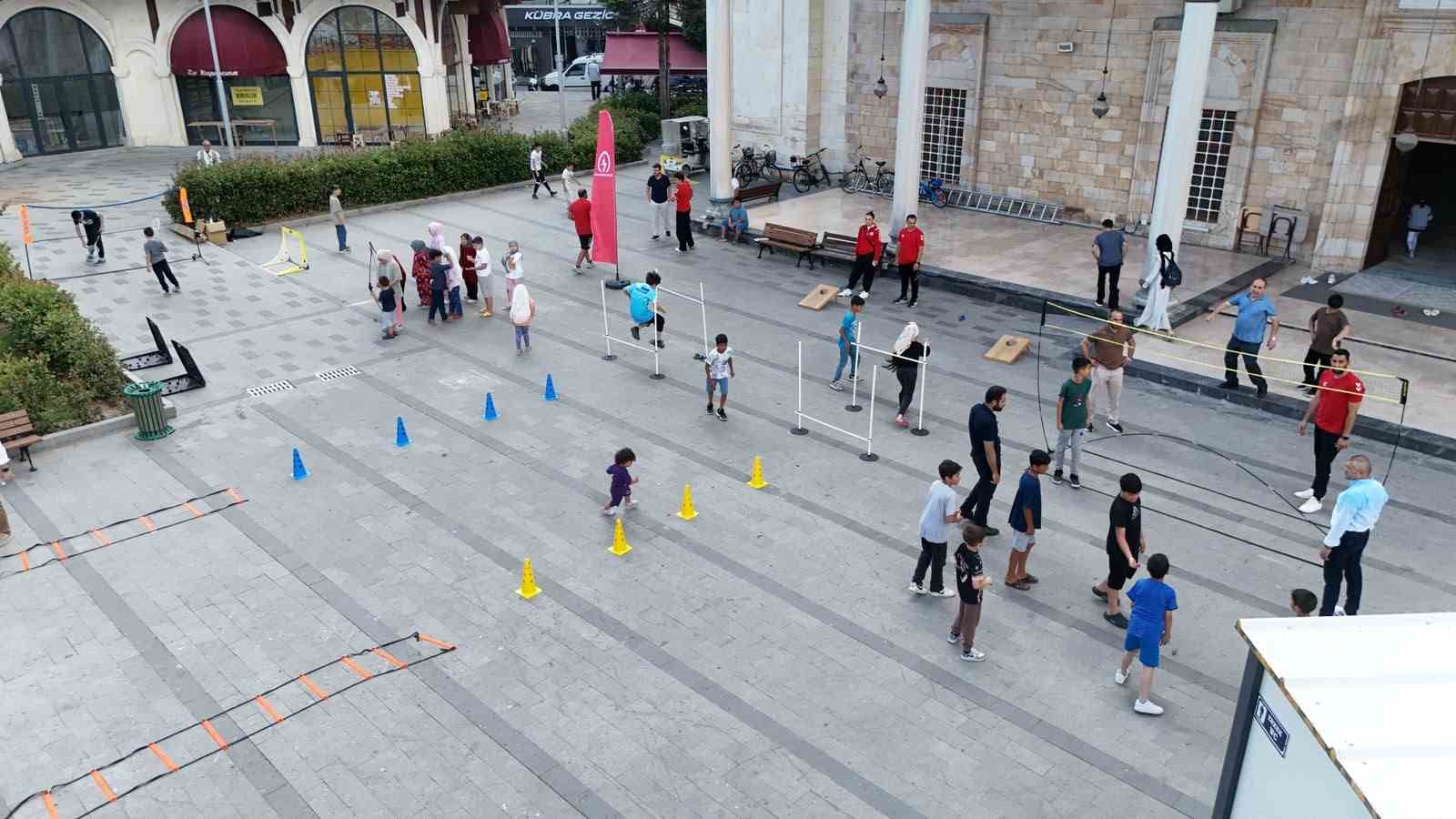 Kur’an kursu öğrencileri sporla buluştu