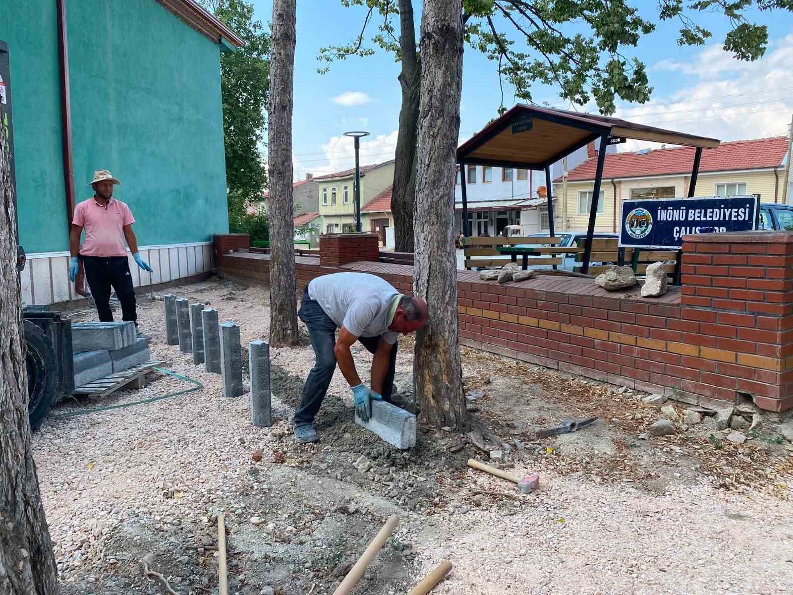 İn&ouml;n&uuml; Belediyesi&rsquo;nden Yenice Mahallesi&rsquo;ne modern dokunuş