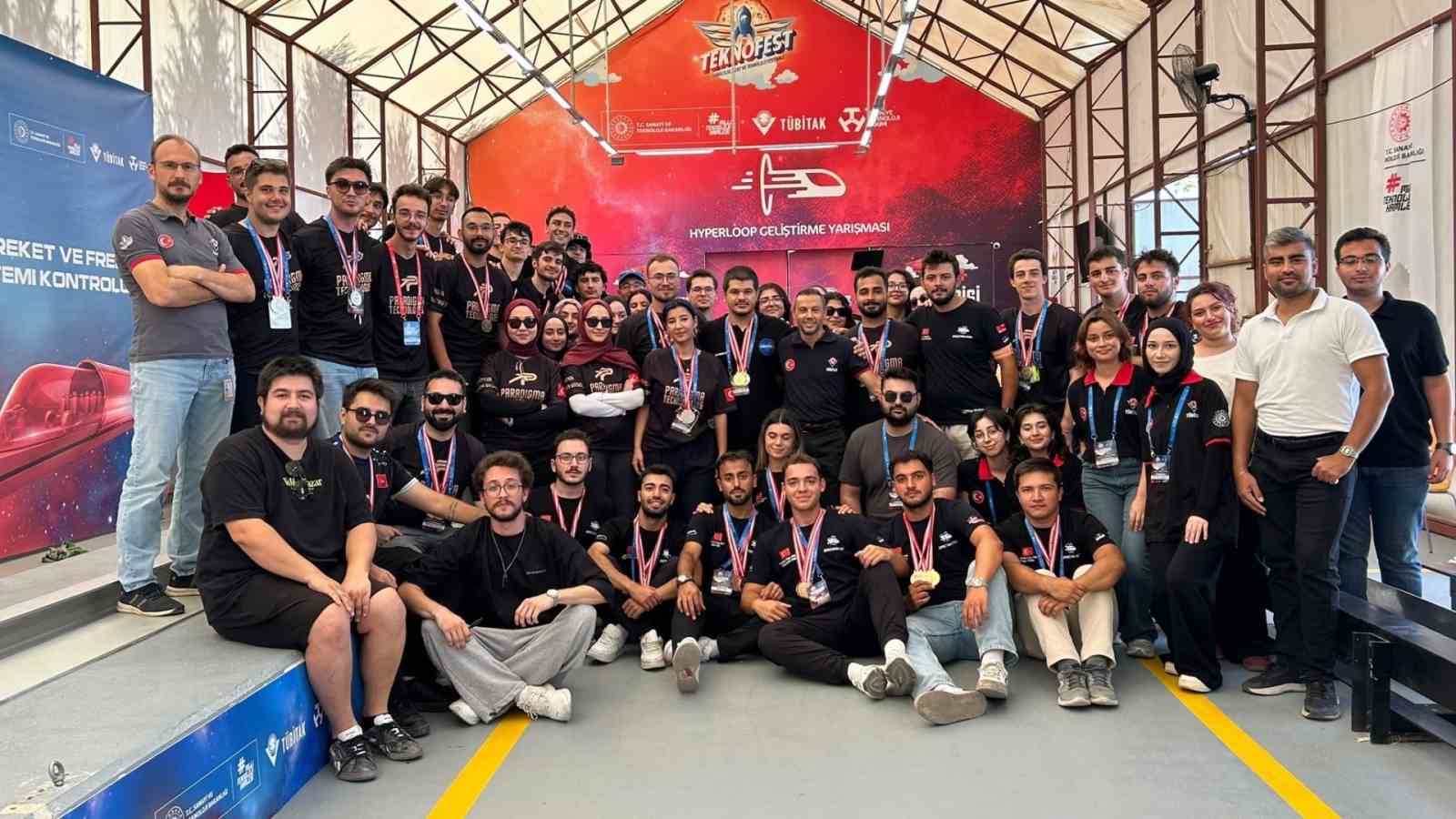 KBÜ’nün PARTECH Hyperloop Takımı Türkiye ikincisi oldu