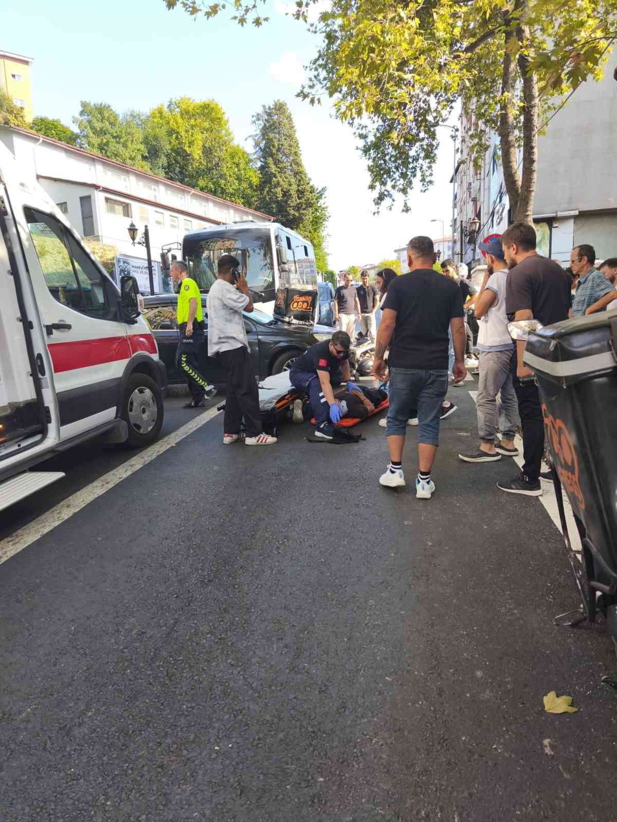 Karadeniz Ereğli’de yasak dönüş kazaya neden oldu; motosiklet sürücüsü yaralandı