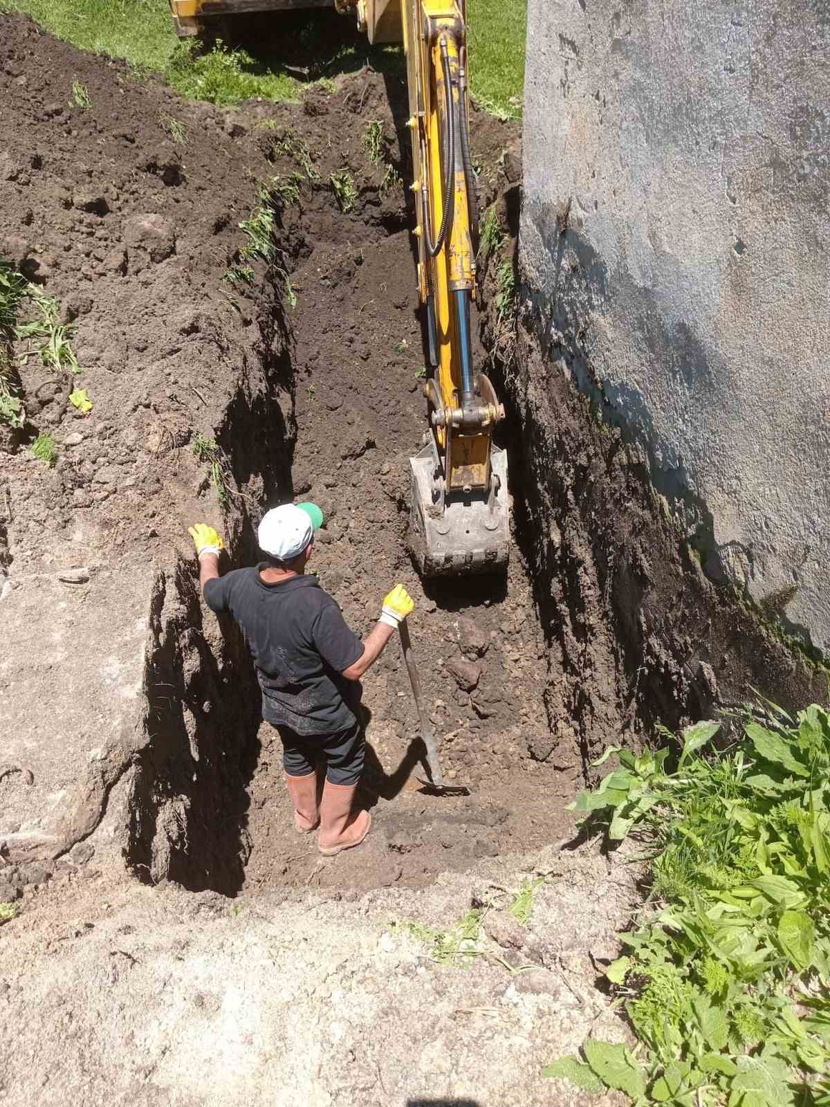 İlçede doğalgaz altyapı çalışmaları devam ediyor
