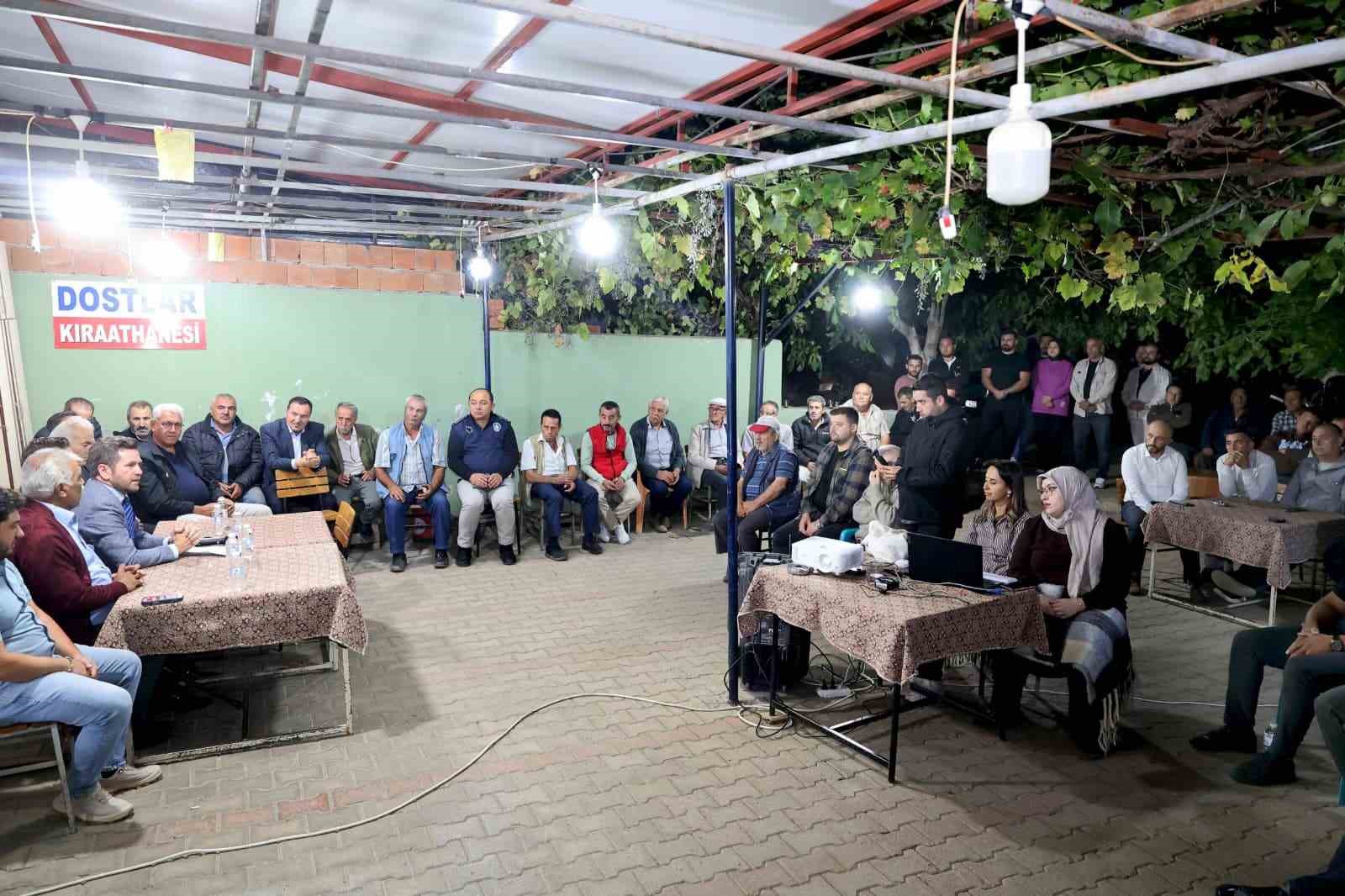 Tavas’ta halk toplantıları Kozlar Mahallesi ile devam etti