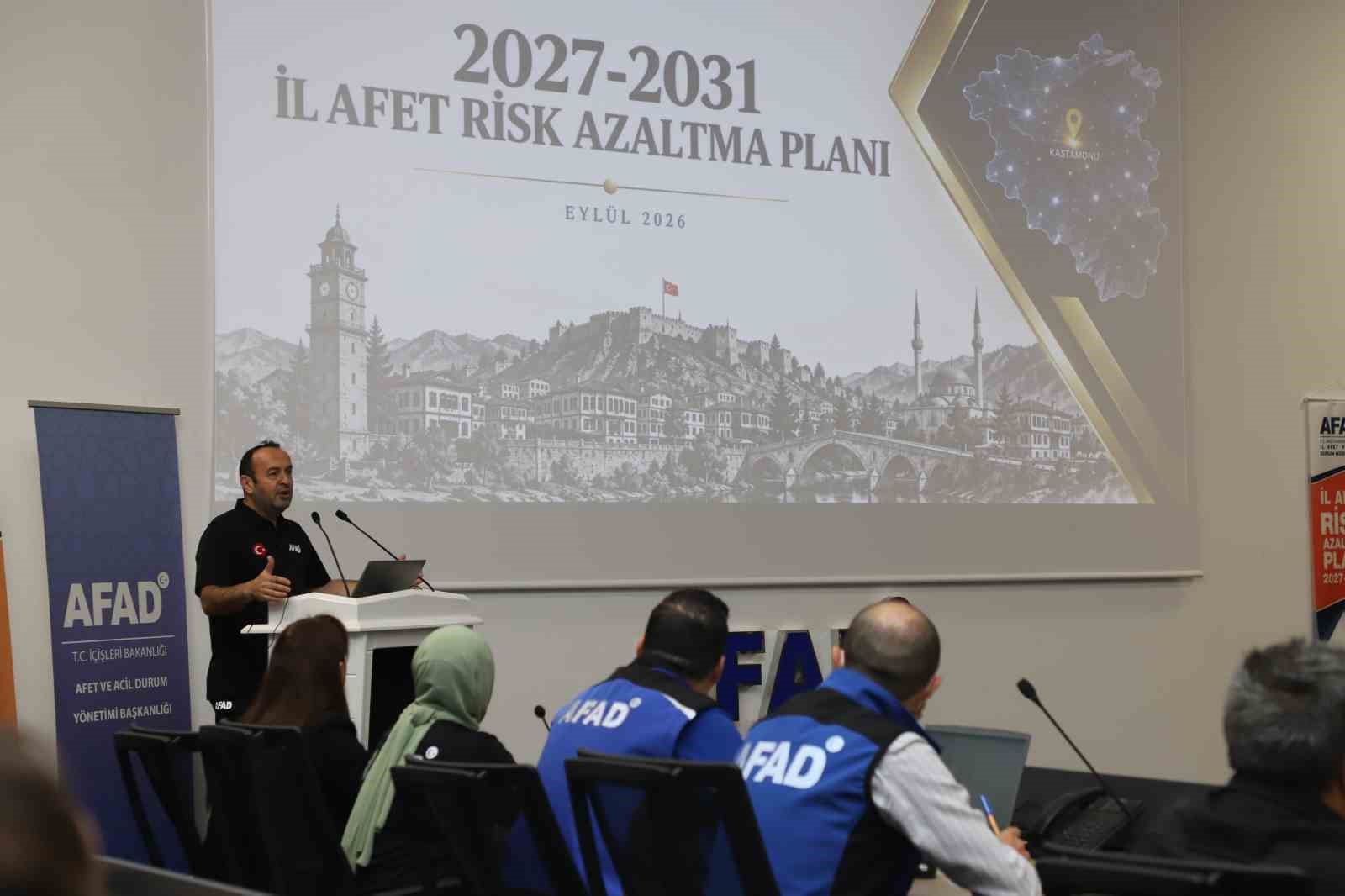 Kastamonu’nun afet risk azaltma planı masaya yatırılıyor
