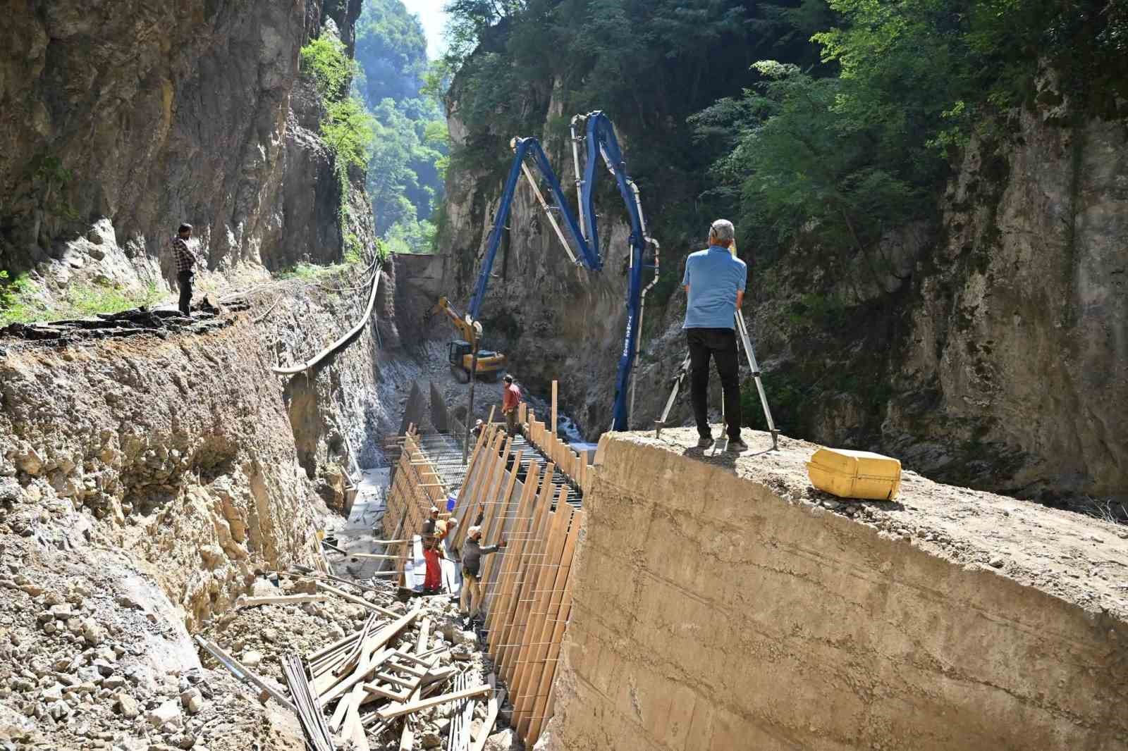 Şeker Kanyonu’nda çalışmalar devam ediyor