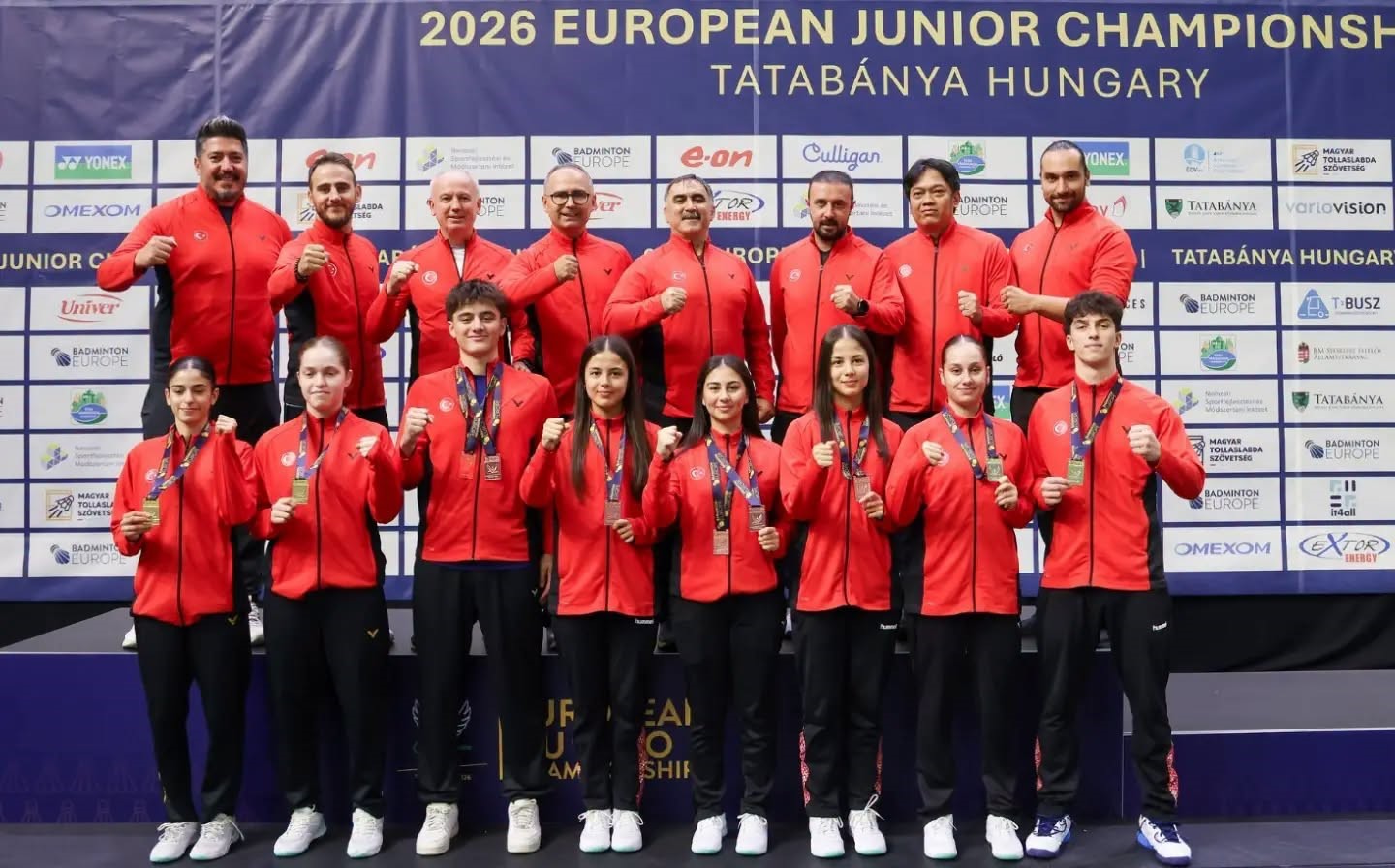 T&uuml;rkiye, Avrupa Gen&ccedil;ler Badminton Şampiyonası&rsquo;nda 2 altın, 2 bronz madalya kazandı