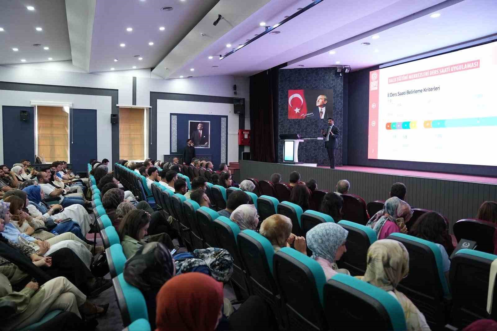 Erzurum’da hayat boyu öğrenme çalışmaları değerlendirildi