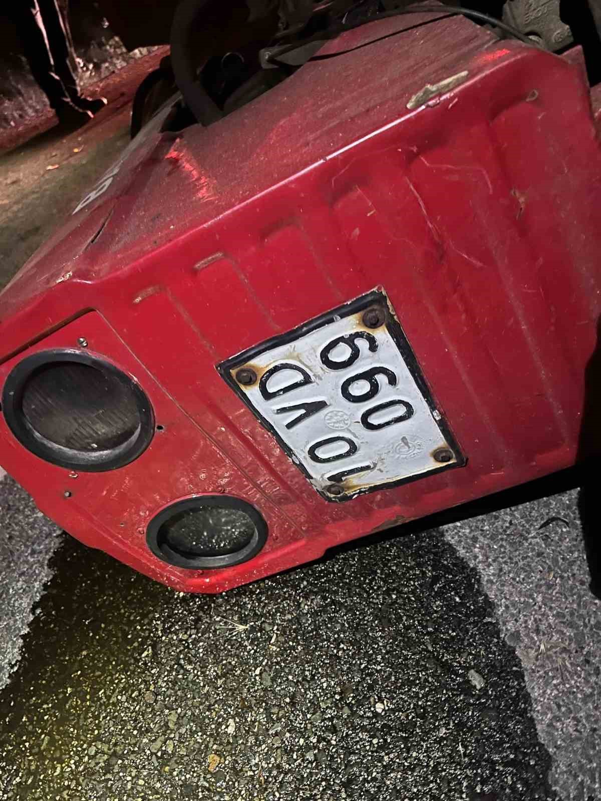 Dursunbey’de traktör ile otomobil kaza yaptı: 1 yaralı