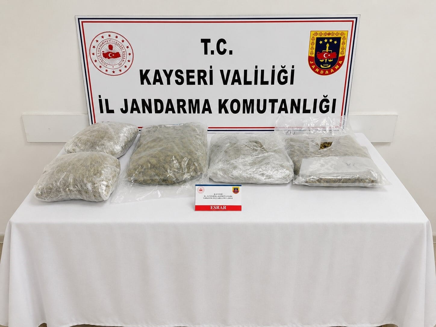 Kayseri’de 5 kilo uyuşturucu ele geçirildi