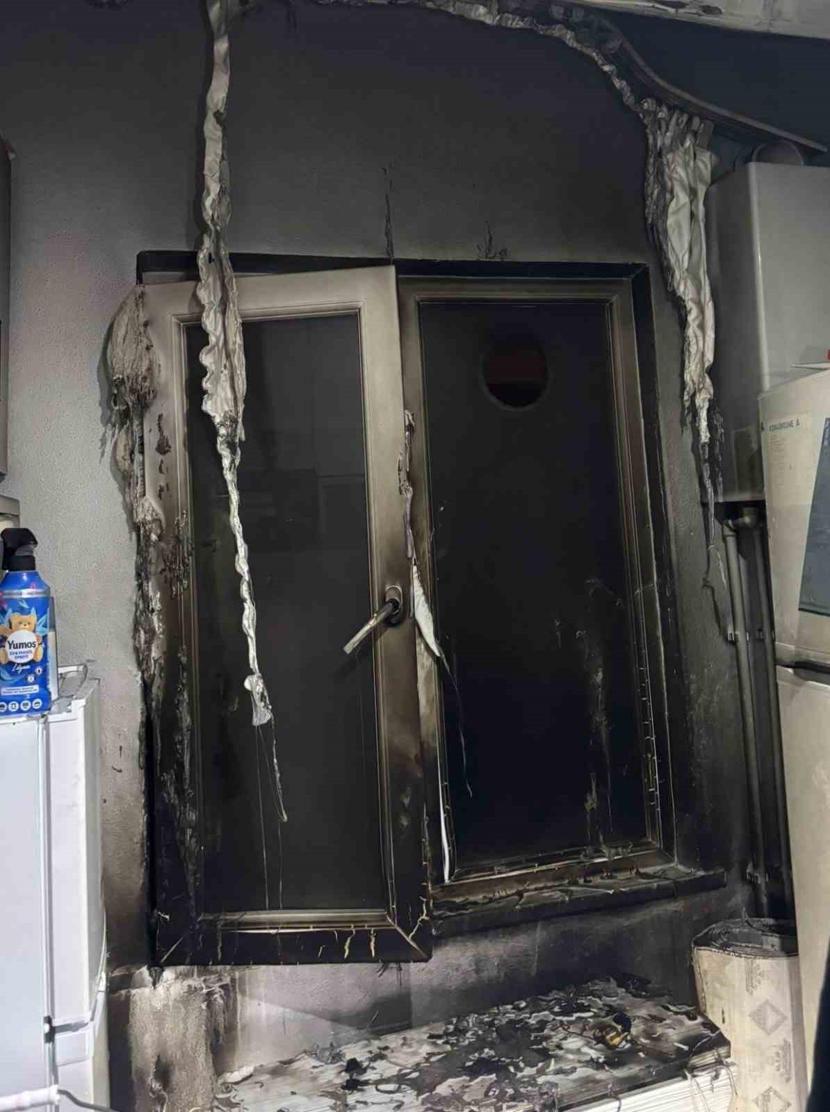 İneg&ouml;l&rsquo;de korku dolu anlar: Eski eşinin evini molotofkokteyli attı