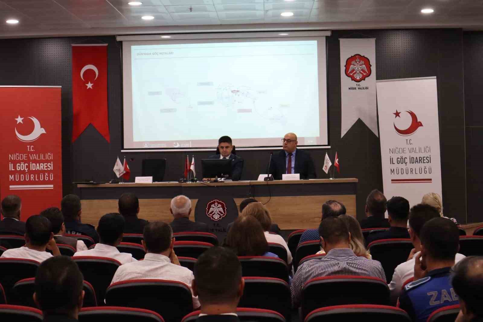 Niğde’de İl Göç Koordinasyon Kurulu Toplantısı yapıldı