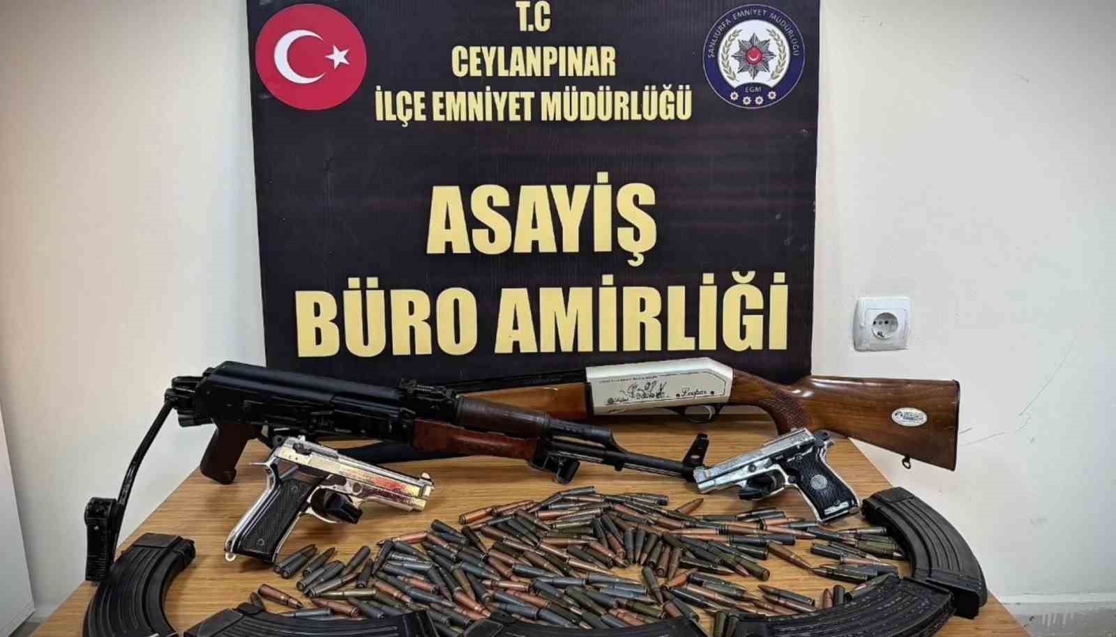 Şanlıurfa’da silah kaçakçılığı operasyonu: 16 gözaltı