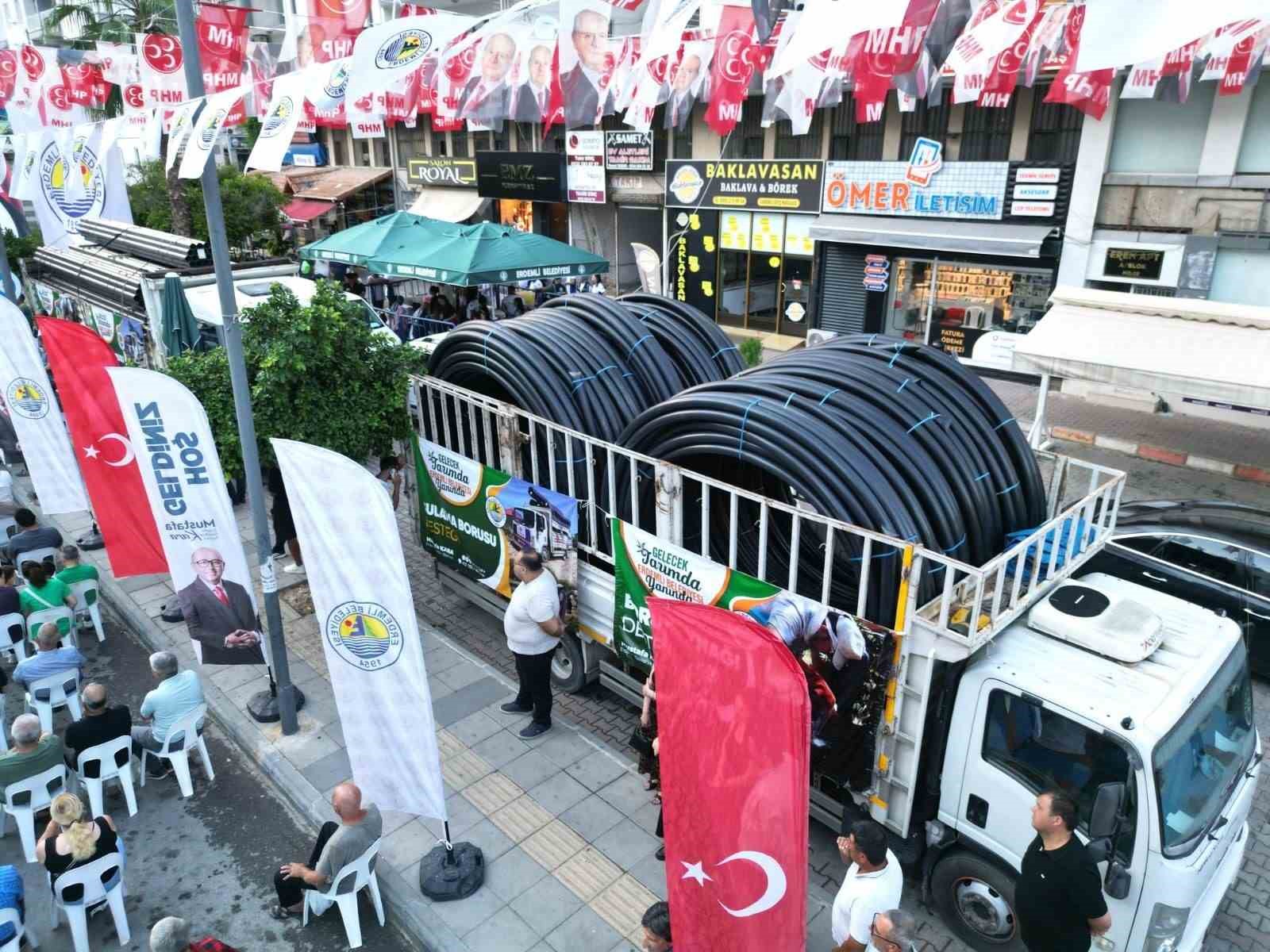 Erdemli Belediyesinden üreticilere önemli destek