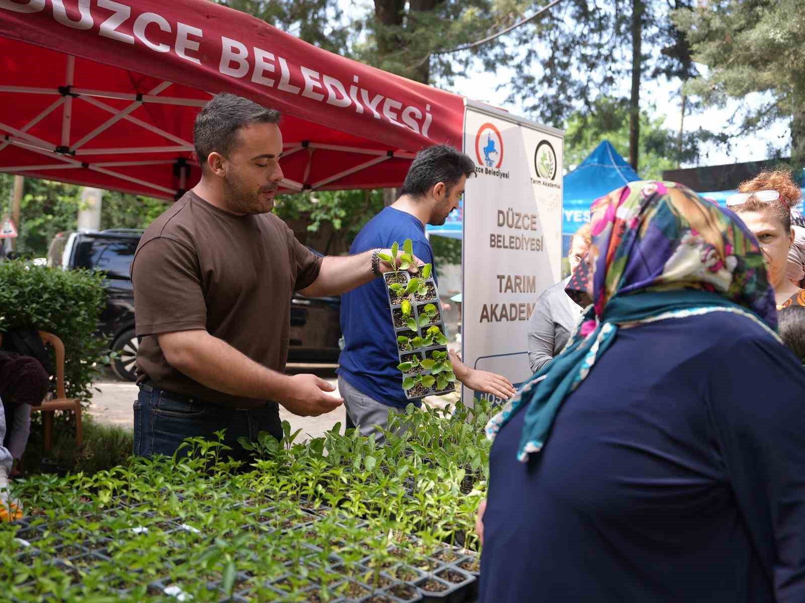 Ata tohumları D&uuml;zce&rsquo;nin bereketli toprakları hayat buluyor