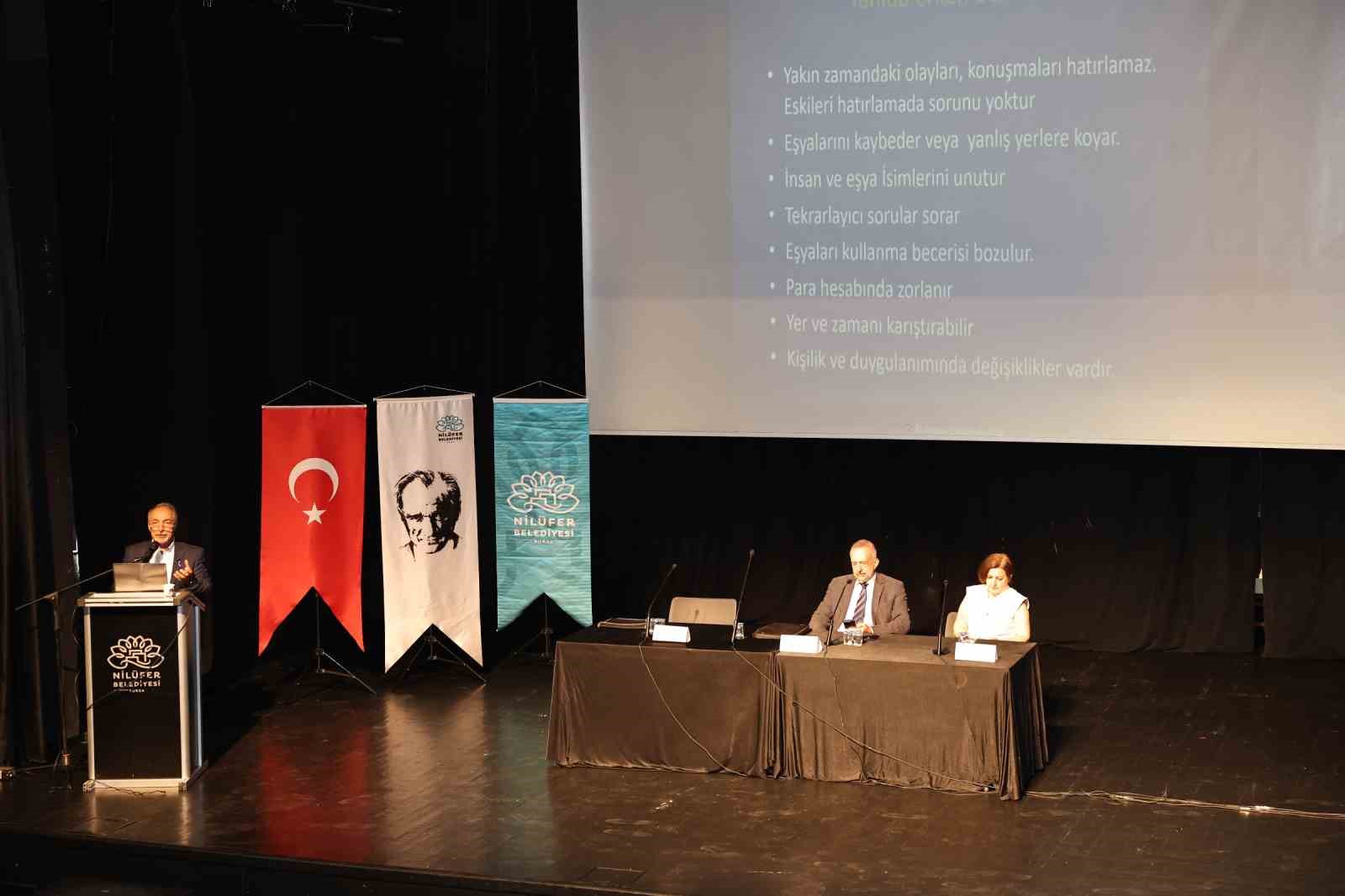 Alzheimer’ın teşhis, tedavi ve bakım süreci Nilüfer’de konuşuldu