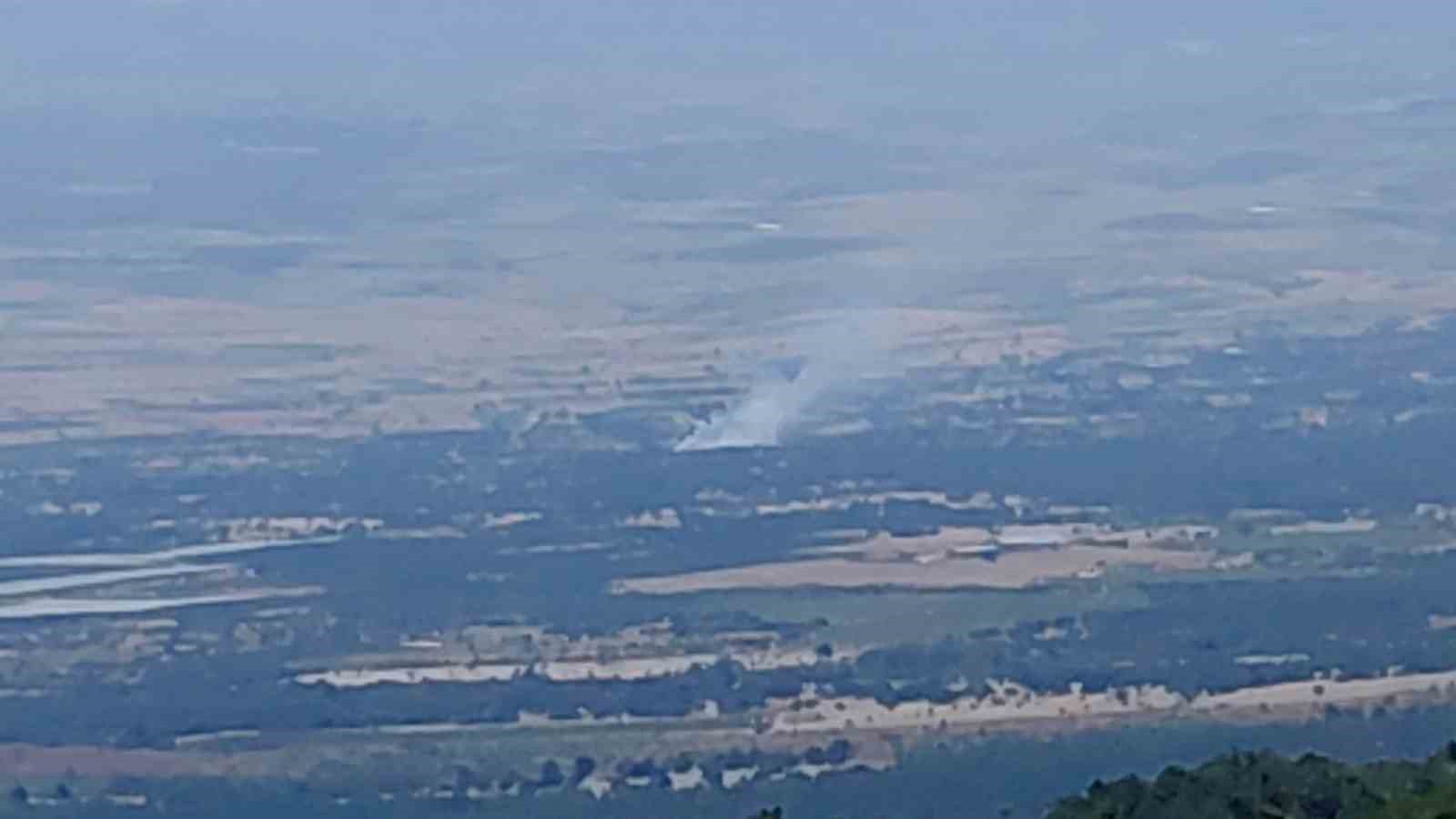 Denizli’de zirai alanda çıkan yangın kısa sürede kontrol altına alındı