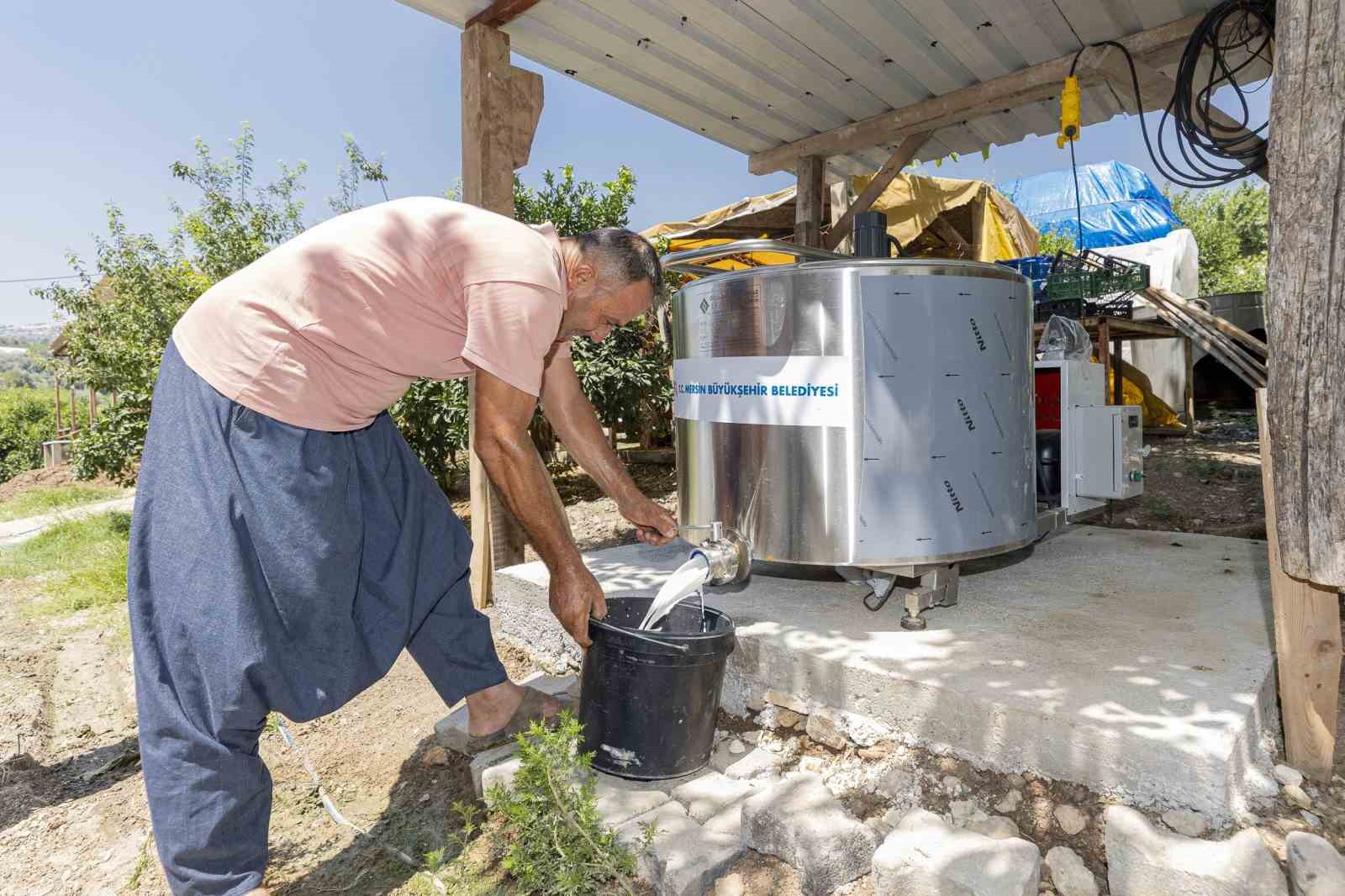 Mersin’de üreticiye yüzde 50 hibeli süt soğutma tankı desteği