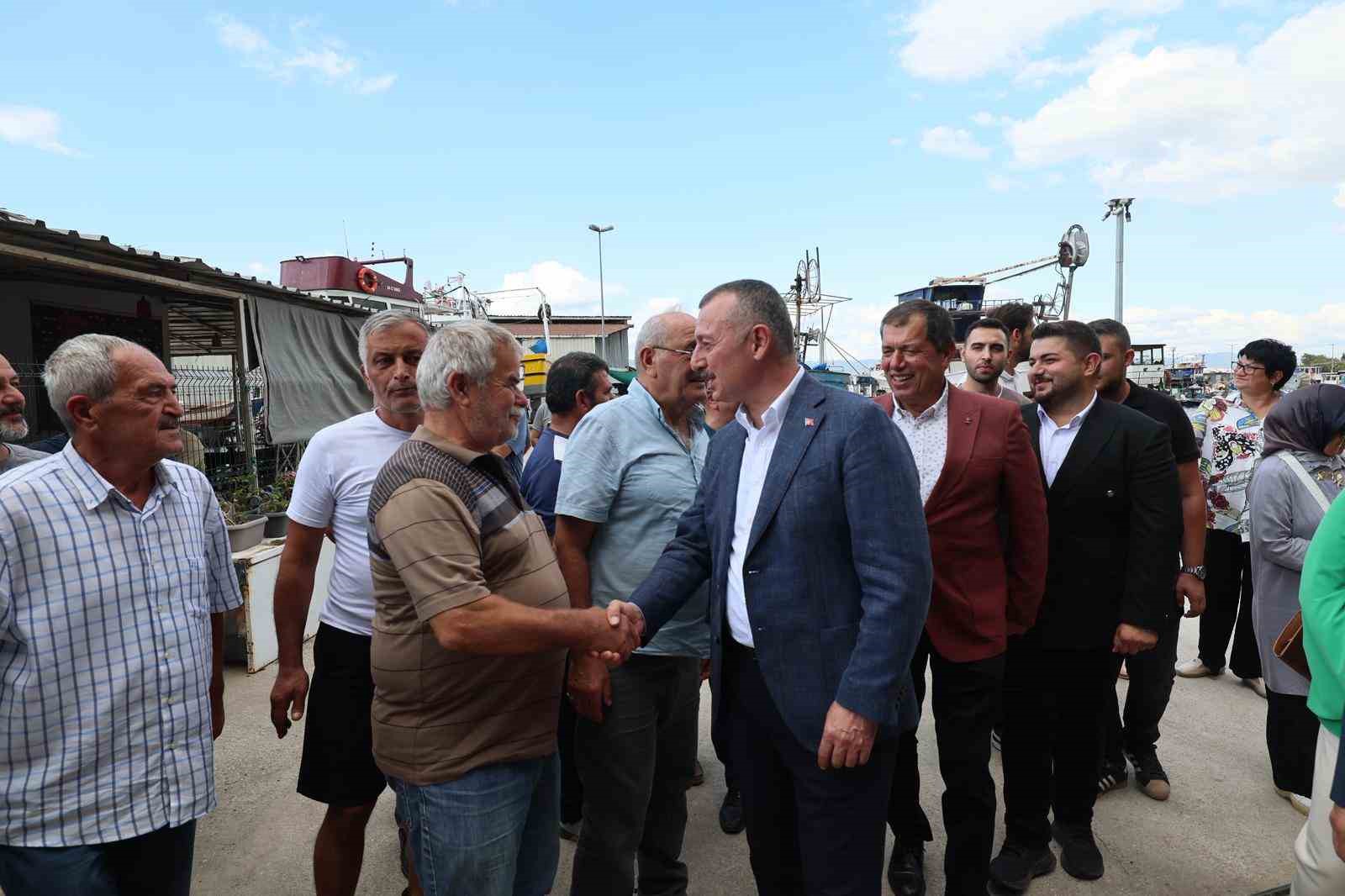 Büyükakın, yeni sezonda Karamürselli balıkçıları yalnız bırakmadı