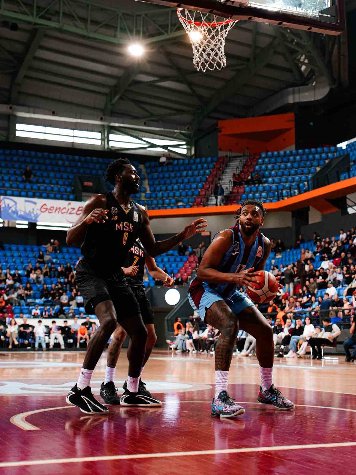 Basketbol Süper Ligi: Trabzonspor: 90 - Mersin Spor : 80