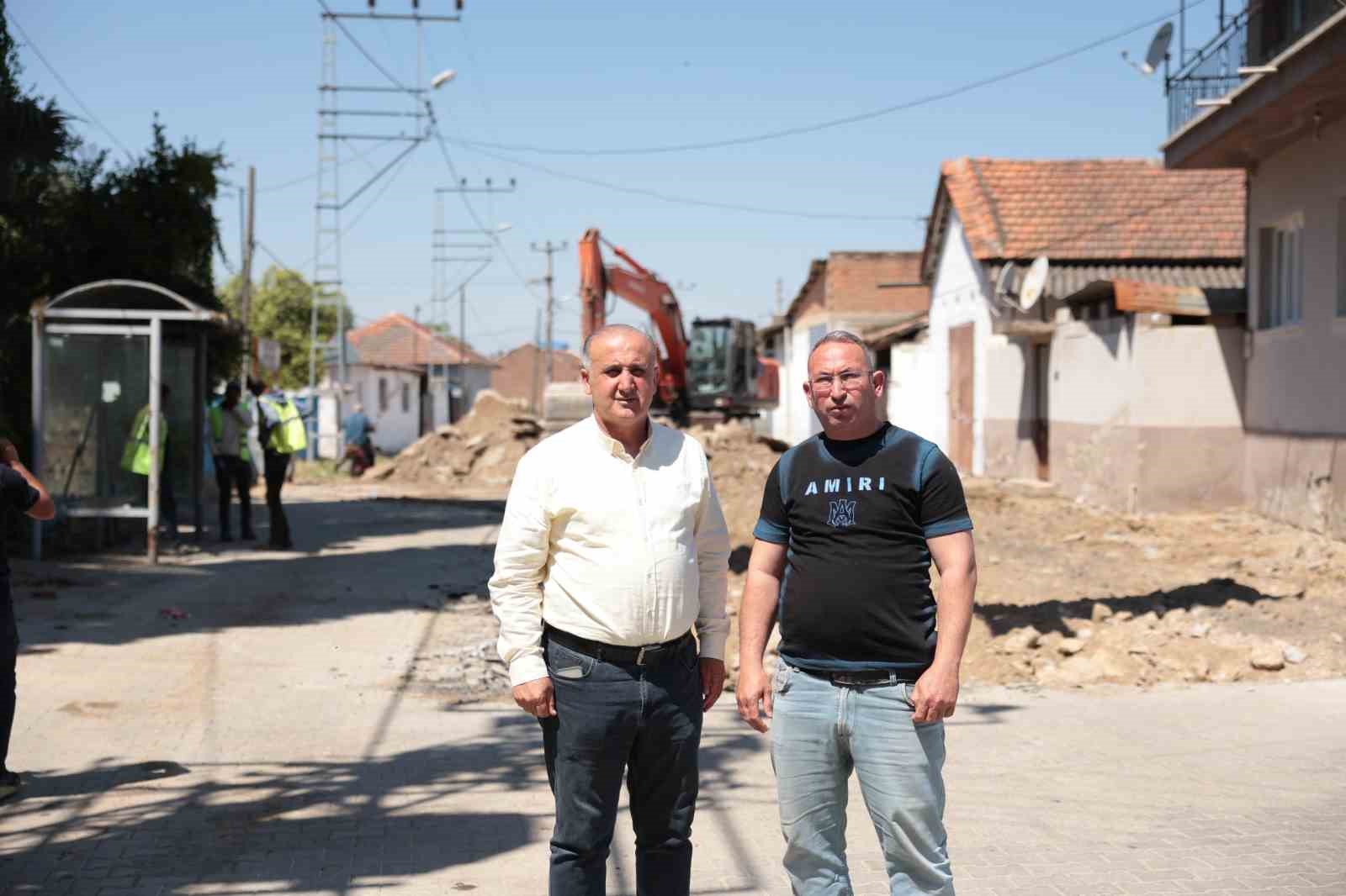 Hacıaliobası&rsquo;nda yol &ccedil;alışmaları başladı