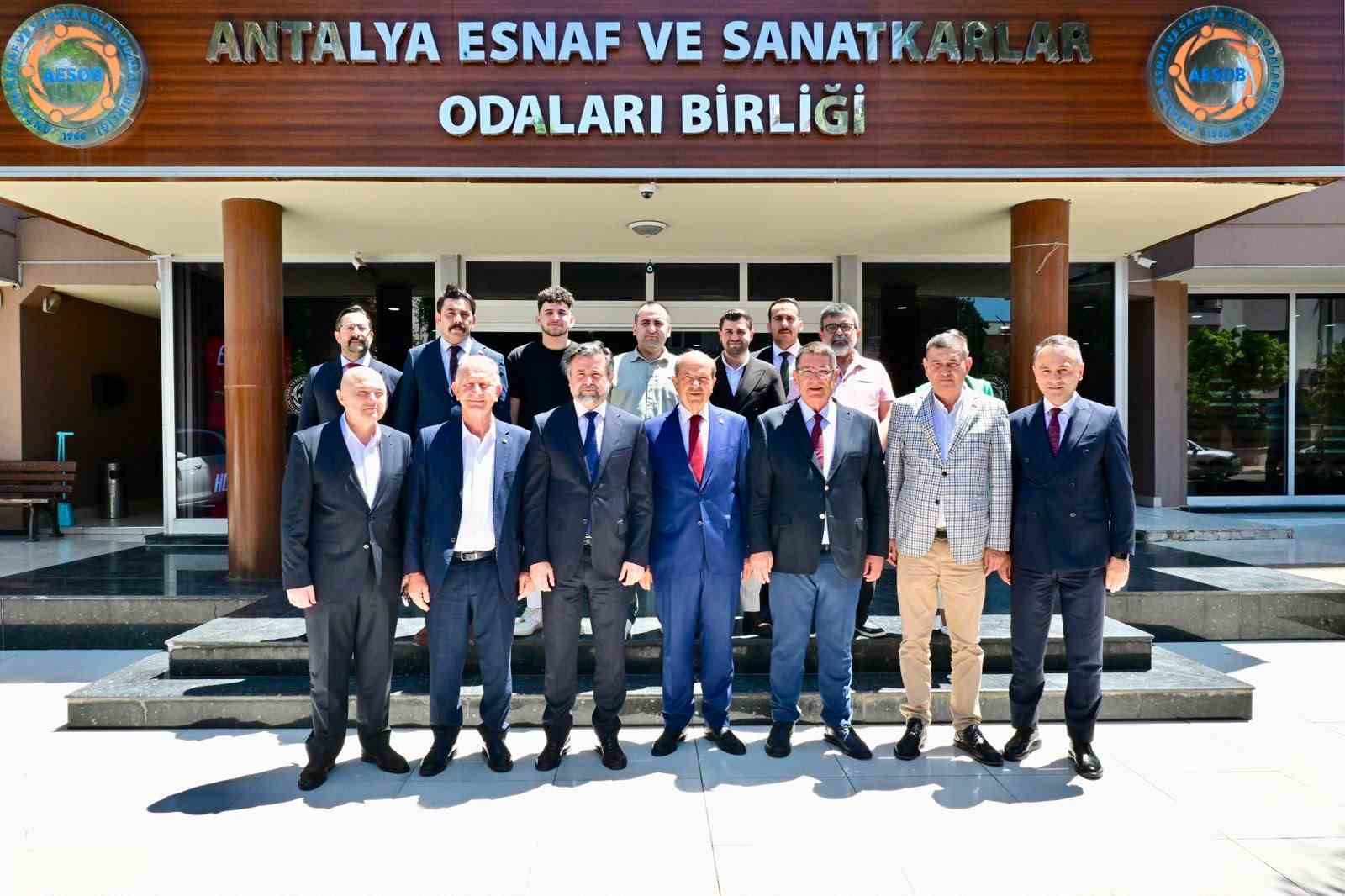 Ersin Tatar: "Türkiye ile KKTC arasındaki kardeşliğin en güçlü temsilcilerinden biri esnaftır"