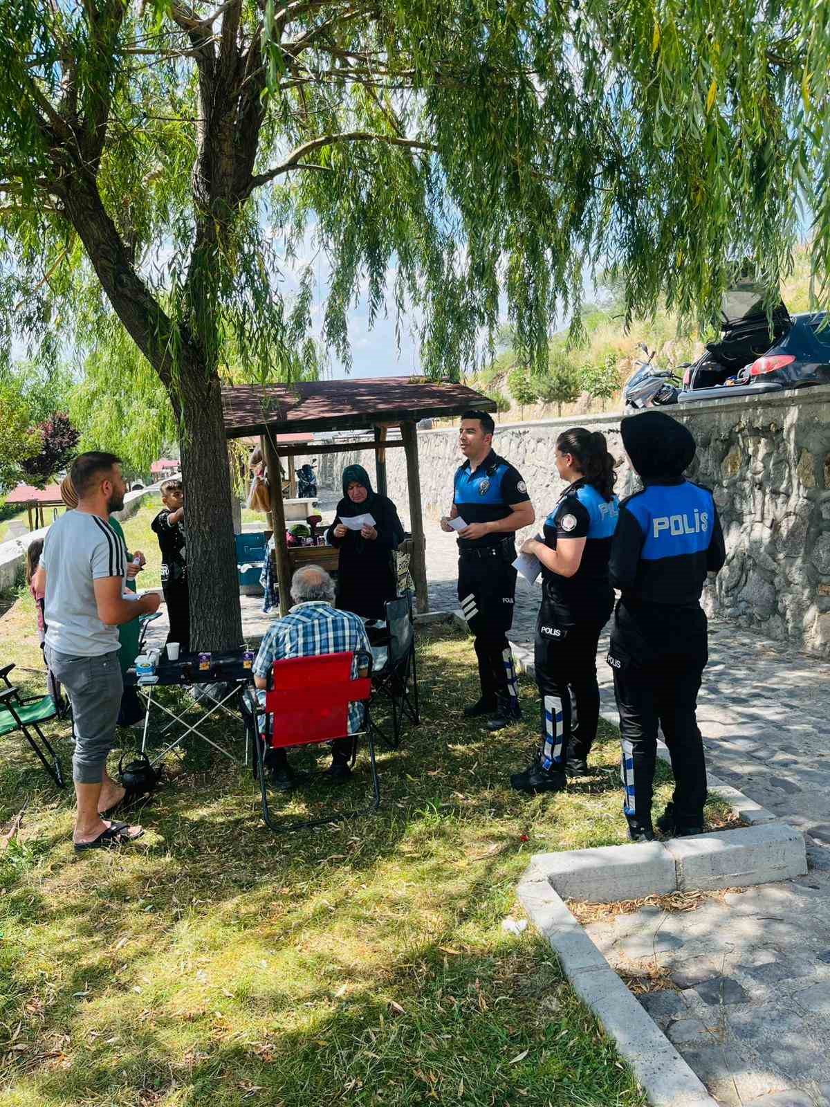 Polis vatandaşları yangınlar konusunda uyardı
