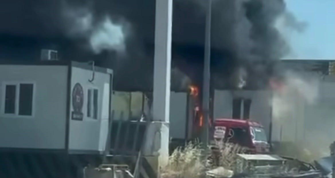 Gaziantep’te korkutan iş yeri yangını