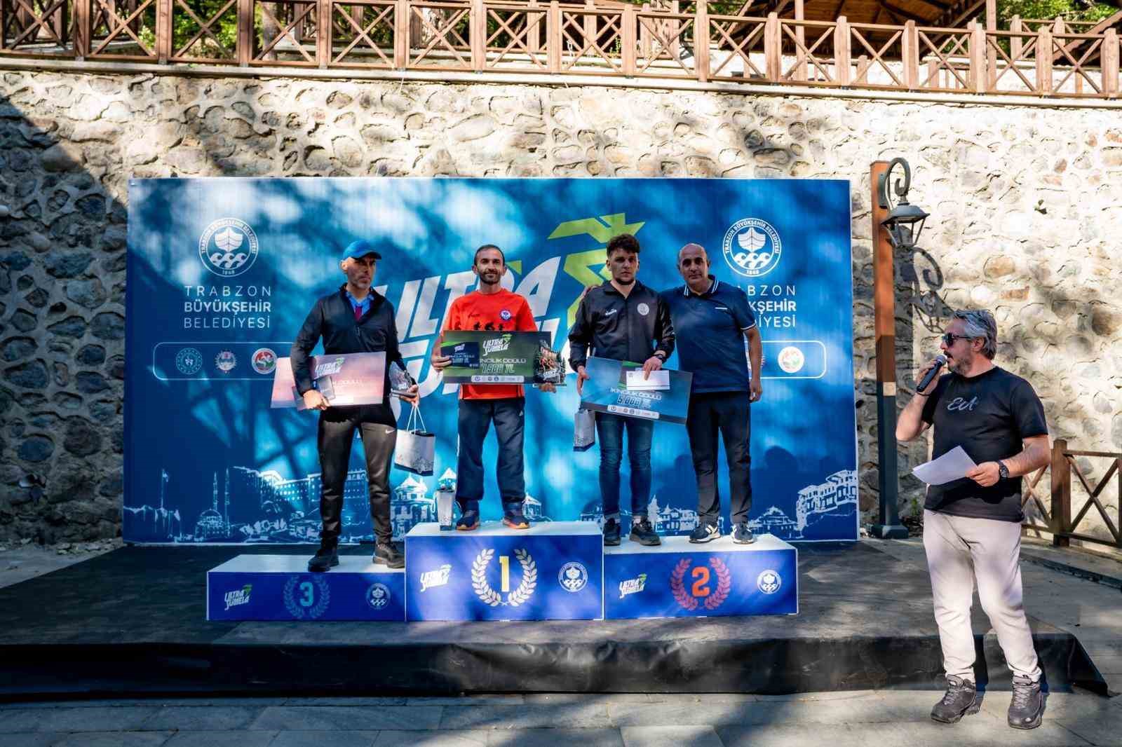 Ultra Sümela Maratonu’nda dereceye giren sporcular belli oldu