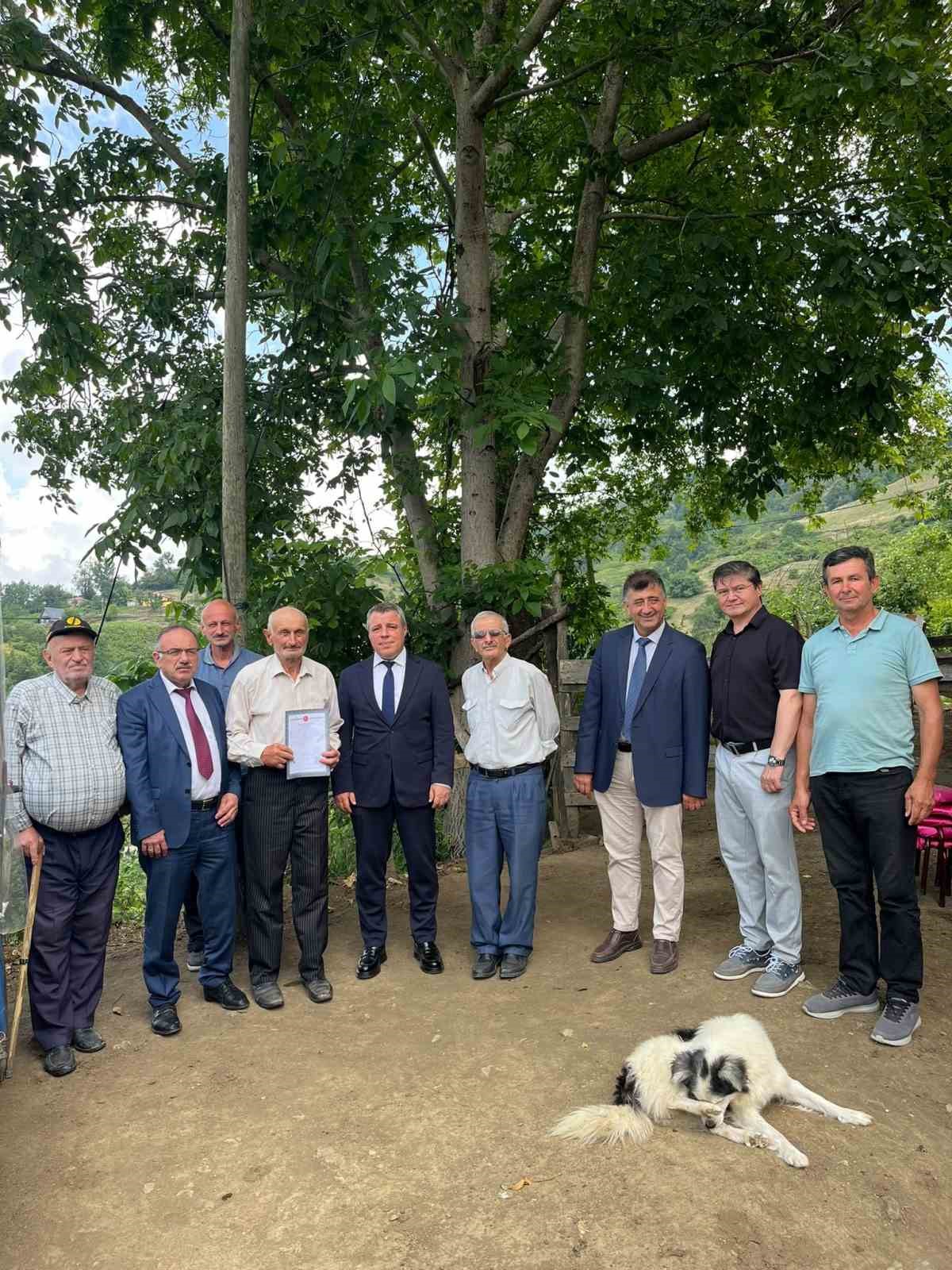 Samsun’da 859 vatandaşın mülkiyet sorunu çözüldü