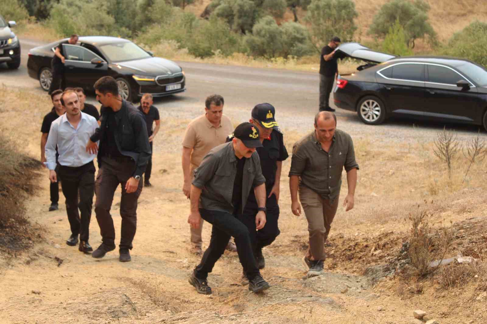 Vali Varol: "Yangını tamamen kontrol altına almak için 805 personel sahada görev yapıyor"