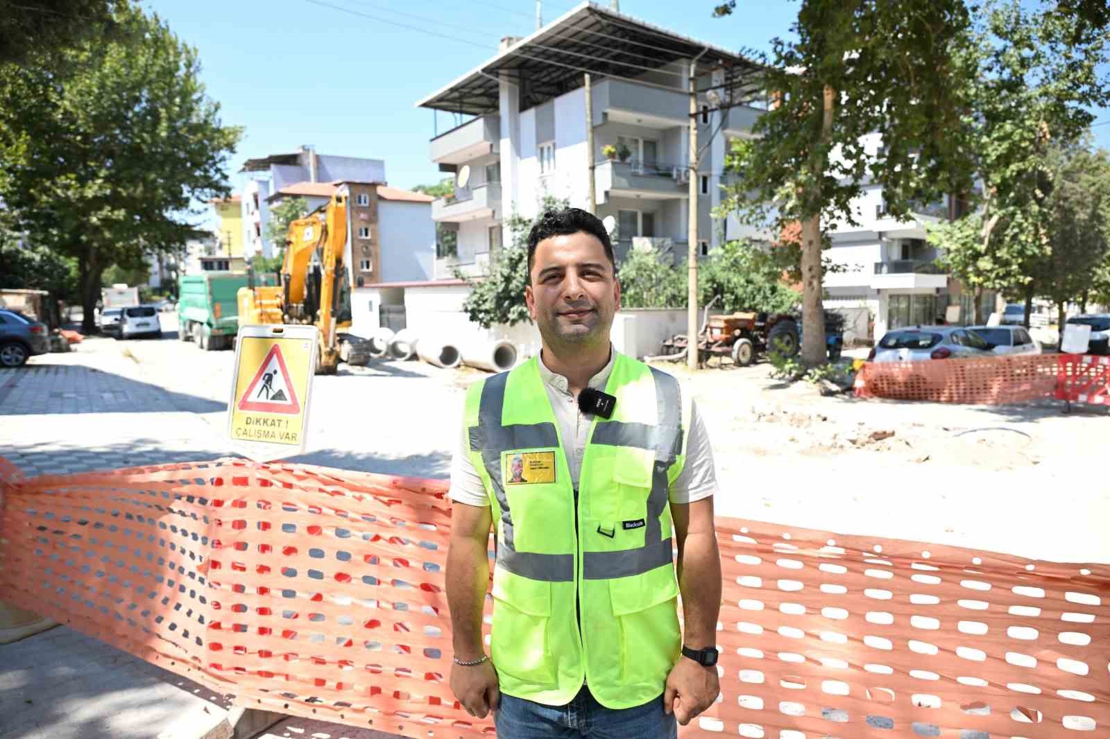 Soma İnönü Mahallesi’ne bin 200 metrelik yağmursuyu hattı