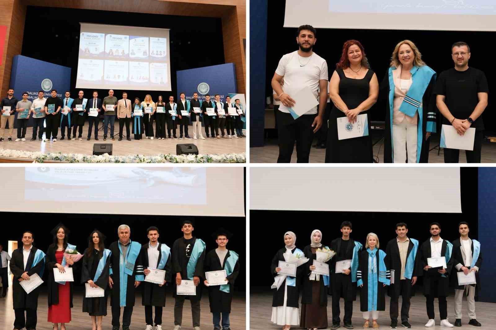 Balıkesir MYO’da mezuniyet töreni düzenlendi