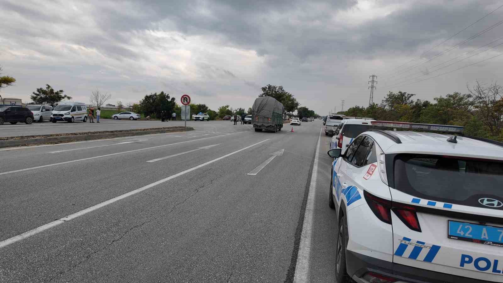 Konya’da otomobiller çarpıştı: 1’i ağır 5 yaralı