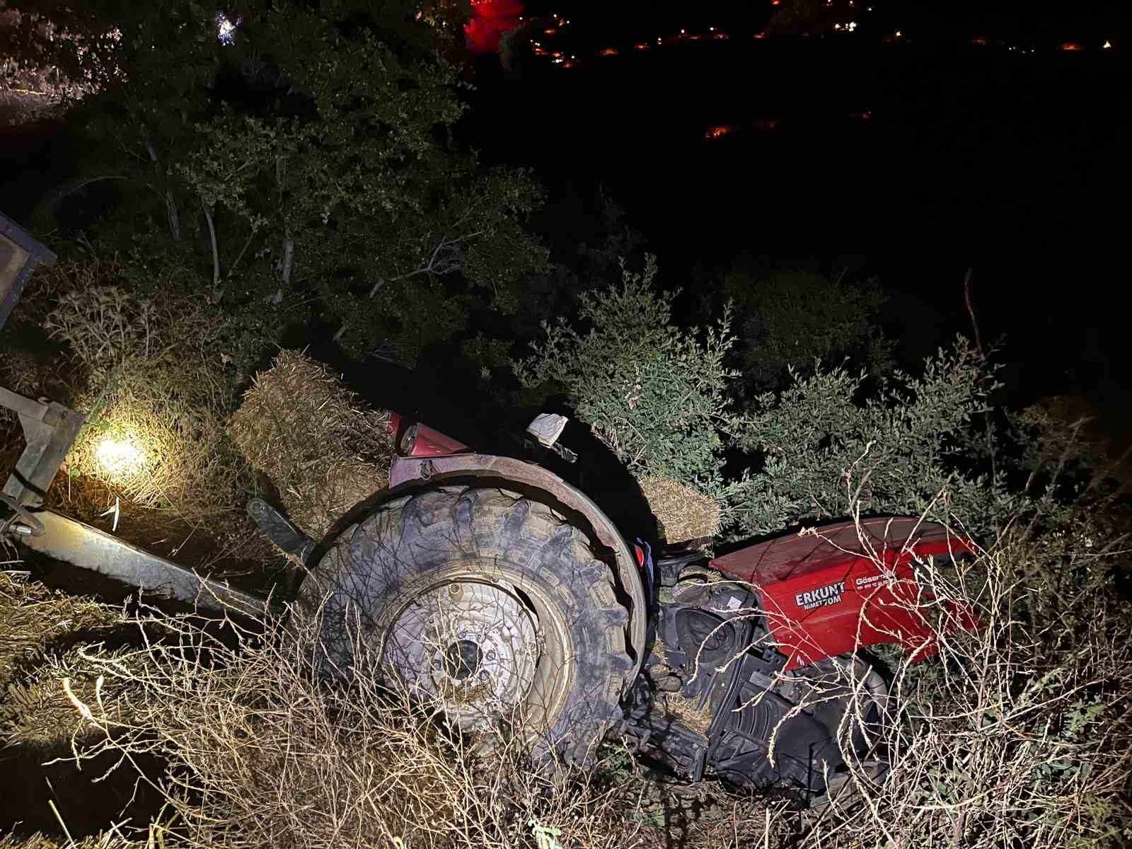 İzmir’de kaza yapan traktörün sürücüsü hayatını kaybetti