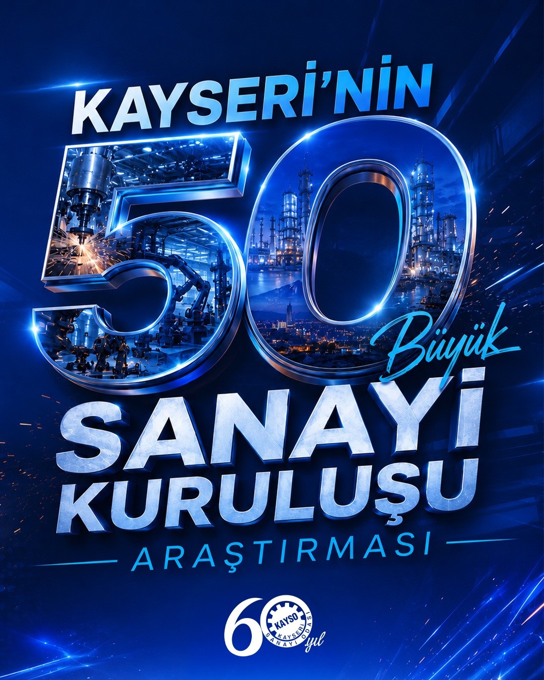 Kayseri Sanayi Odası&rsquo;ndan &lsquo;İlk 50 B&uuml;y&uuml;k Sanayi Kuruluşu Araştırması&rsquo;