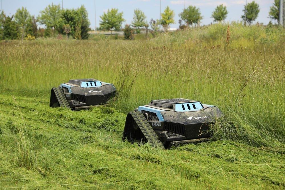 Diyarbakır’da yeni nesil ot biçme robotları sahada