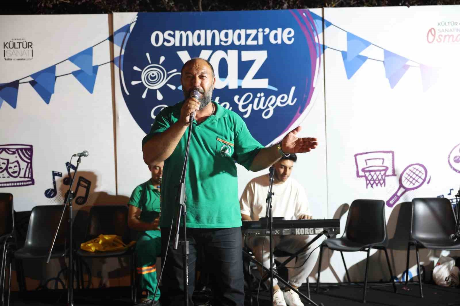 Yaz akşamı etkinliği şenliğe dönüştü