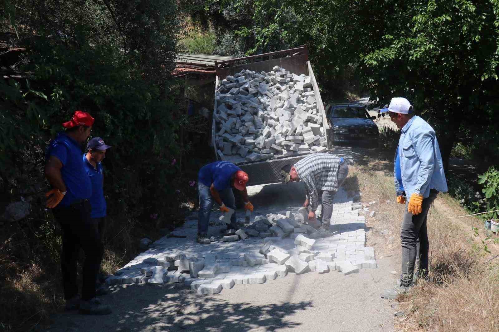 Bozdoğan Güvenir’de yol çalışması tamamlandı