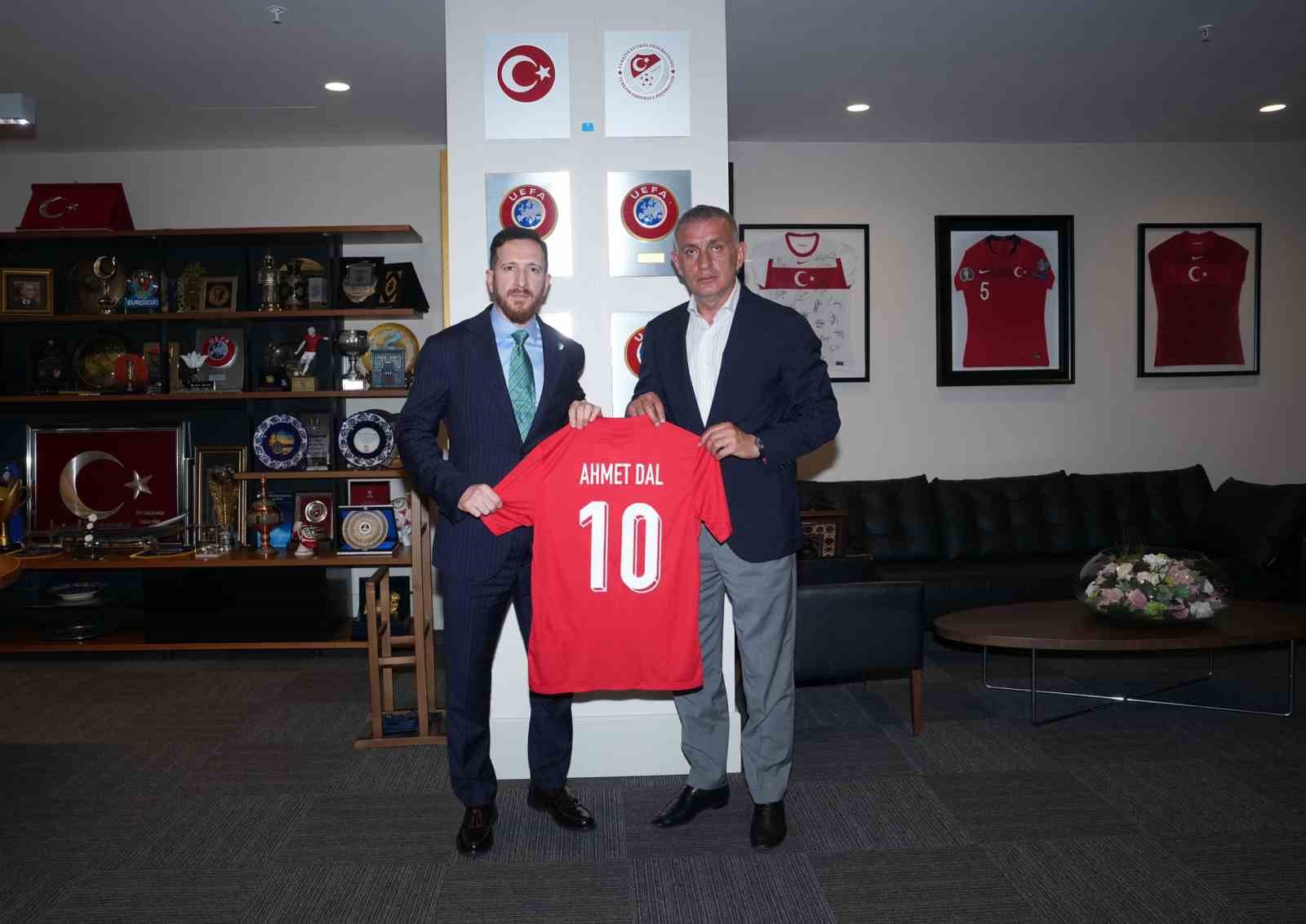Ahmet Dal’dan TFF Başkanı Hacıosmanoğlu’na Ziyaret